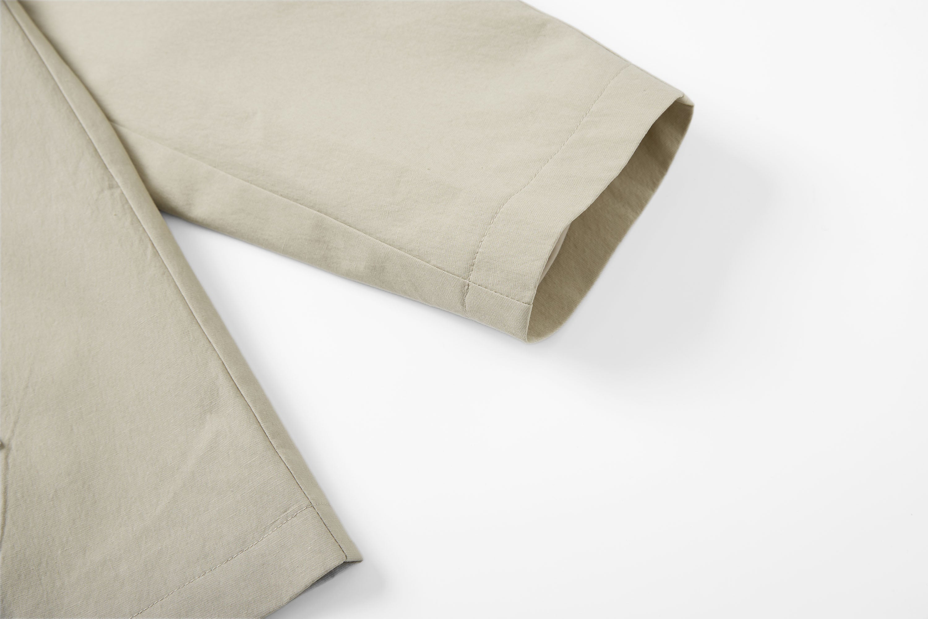 SAME FLOW Woven PU Collar Drawstring Jacket