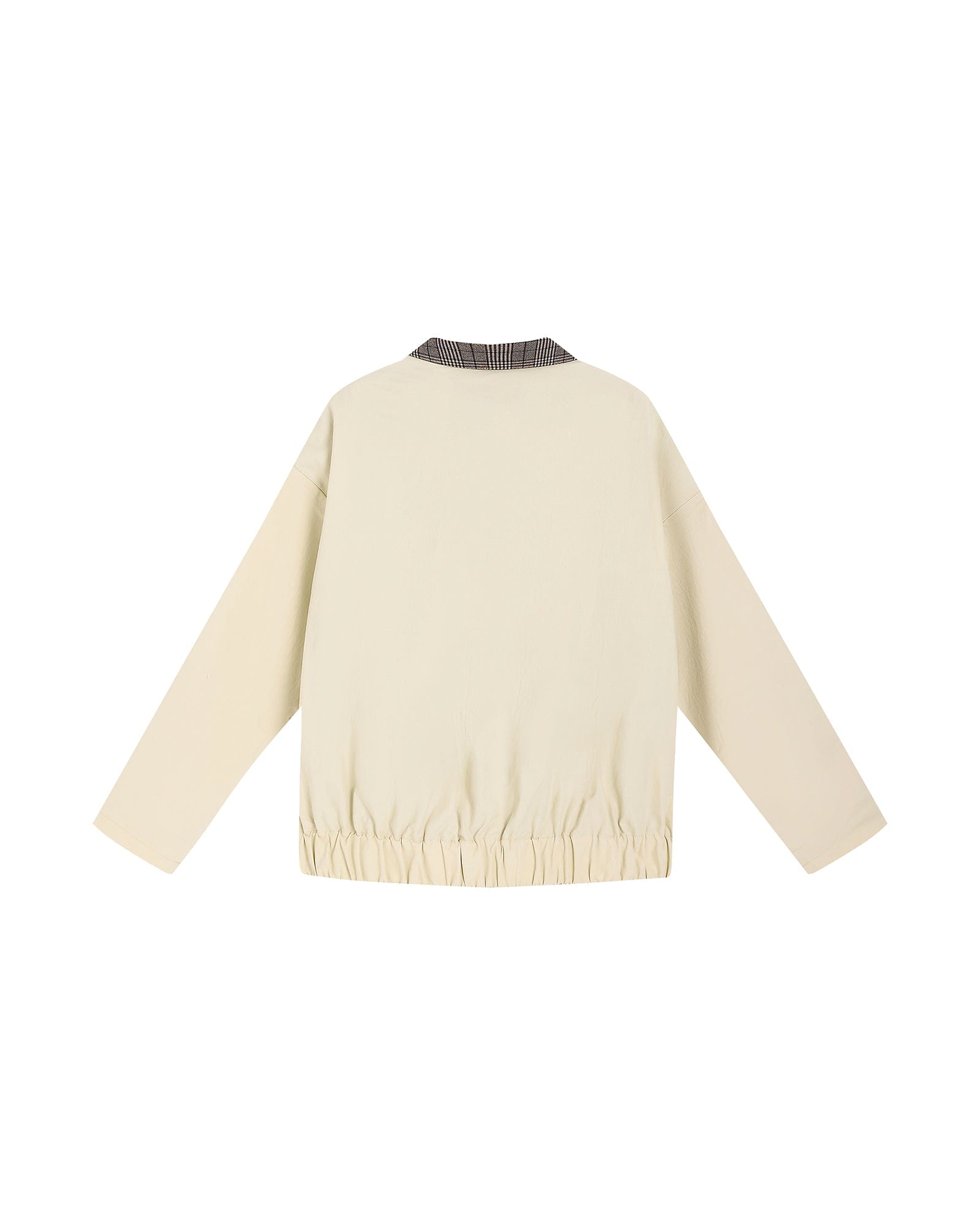 SAME FLOW Retro Reversible Plaid Layered Jacket