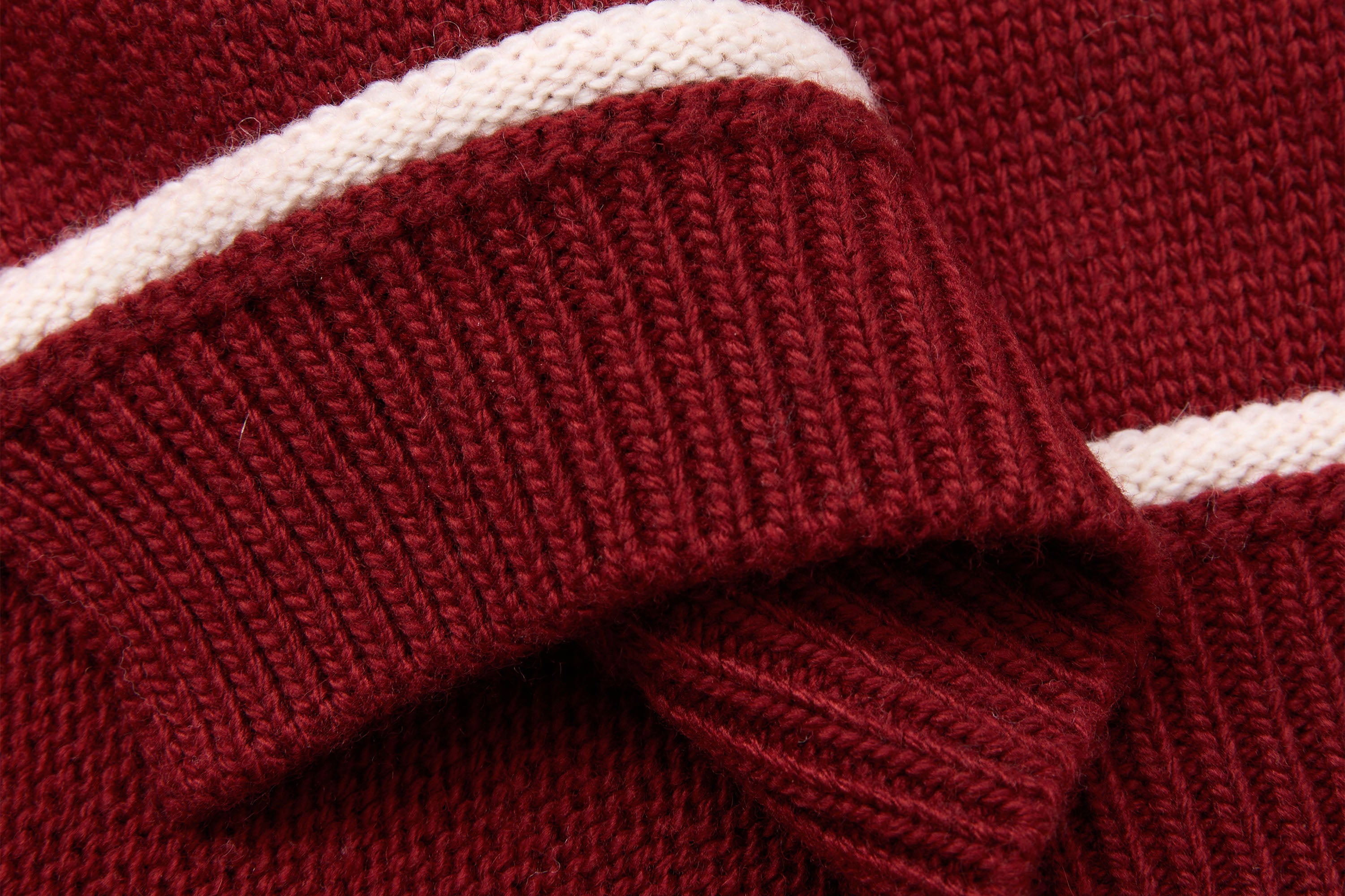 SAME FLOW Retro Jacquard Sleeve Sweater & Shawl Set