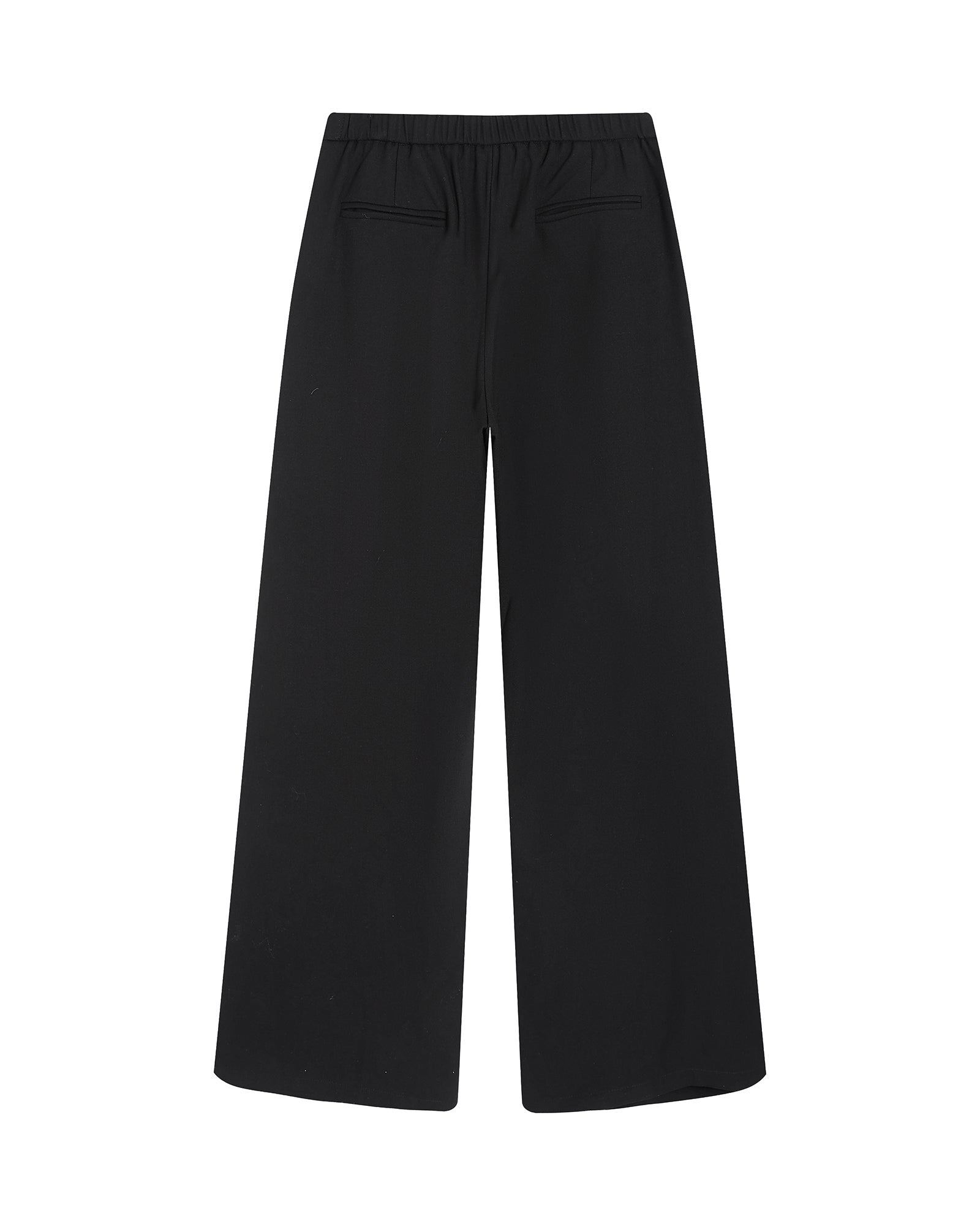 SAME FLOW Overlap Front Woolen Blend Kendo Trousers