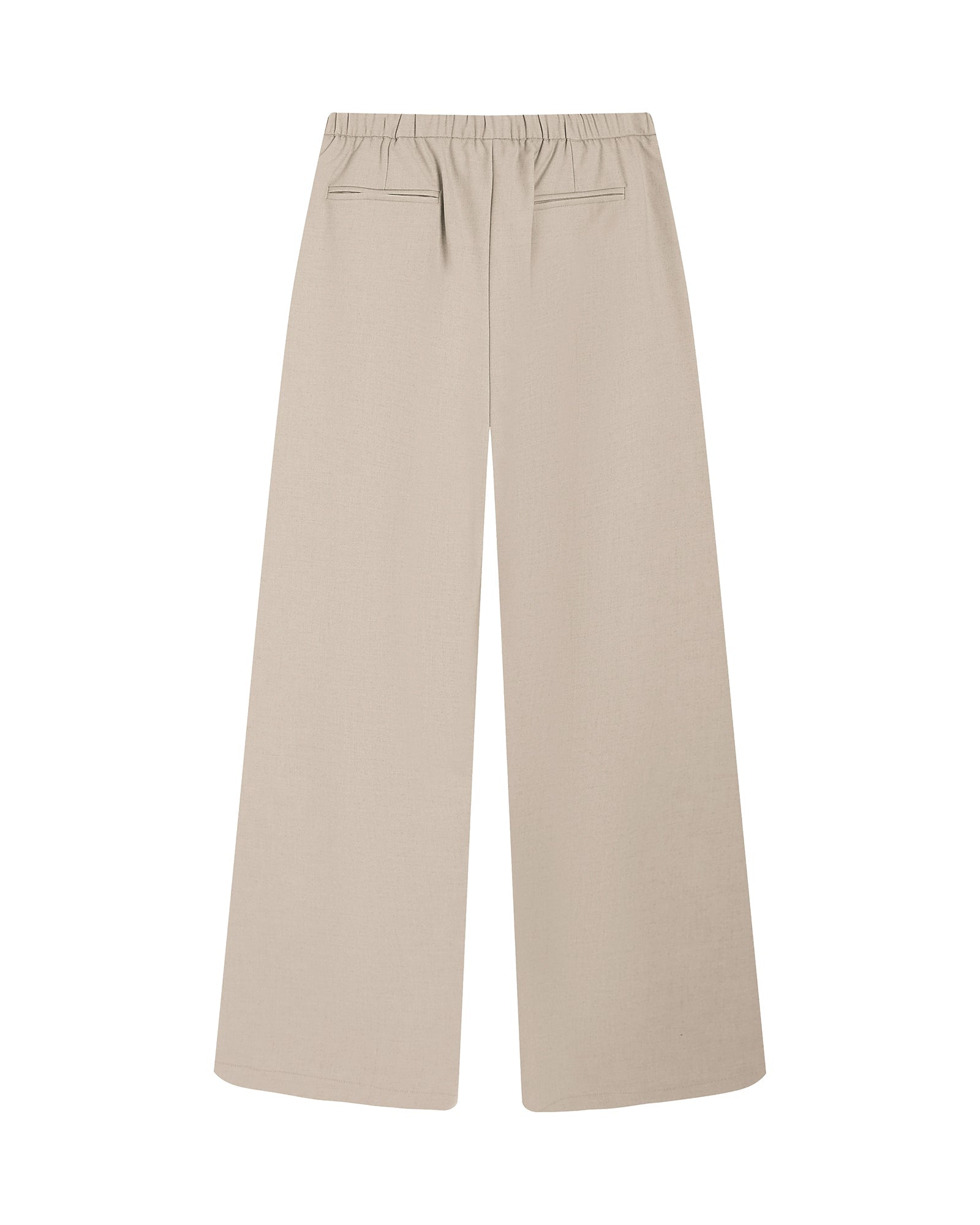 SAME FLOW Overlap Front Woolen Blend Kendo Trousers