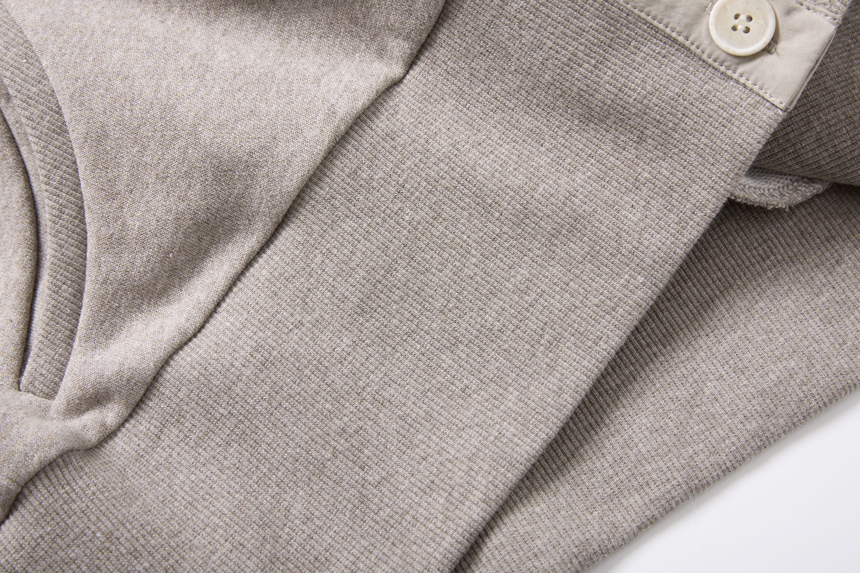 SAME FLOW Modern Cropped Botton-Up Hoodie