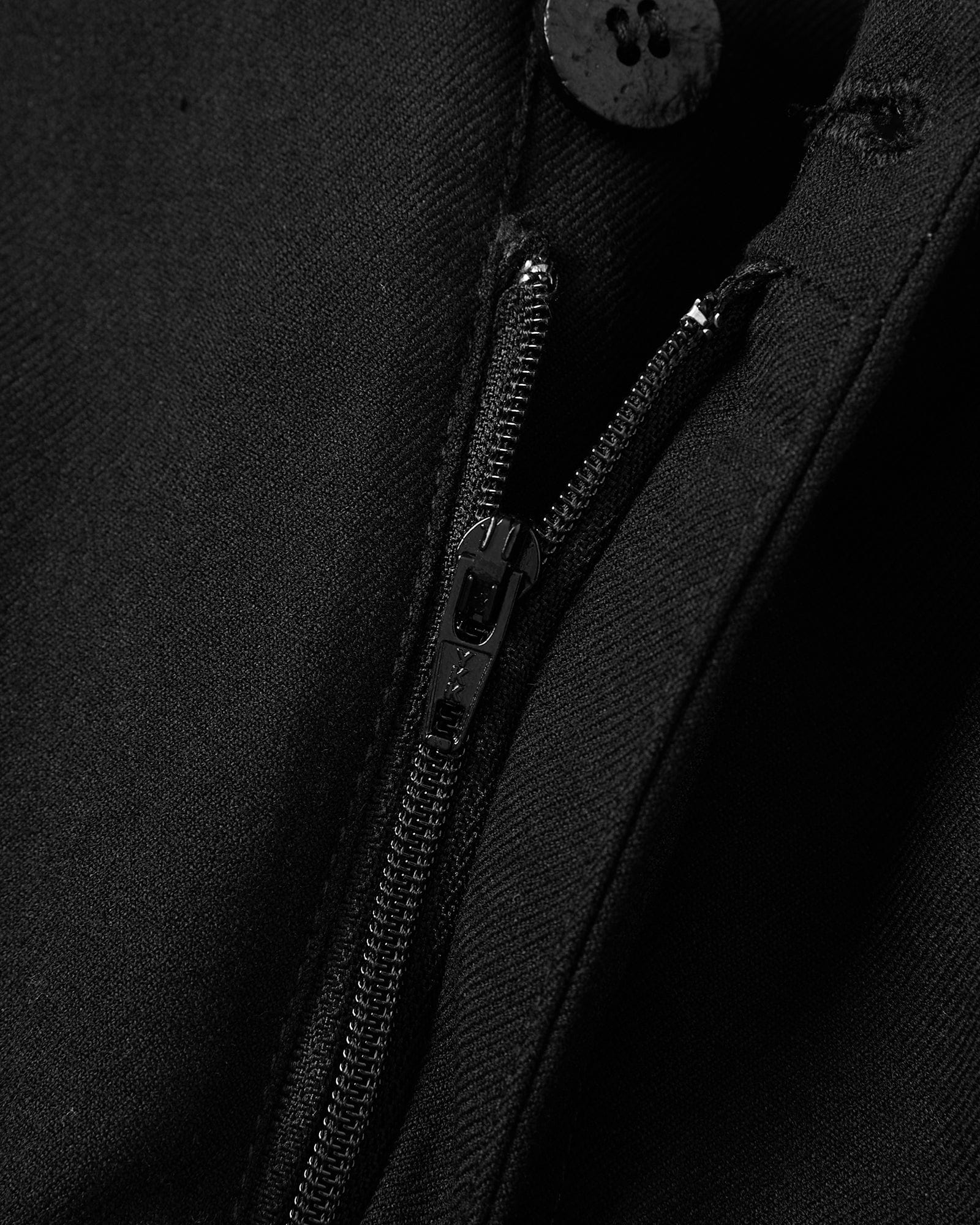 SAME FLOW Overlap Front Woolen Blend Kendo Trousers