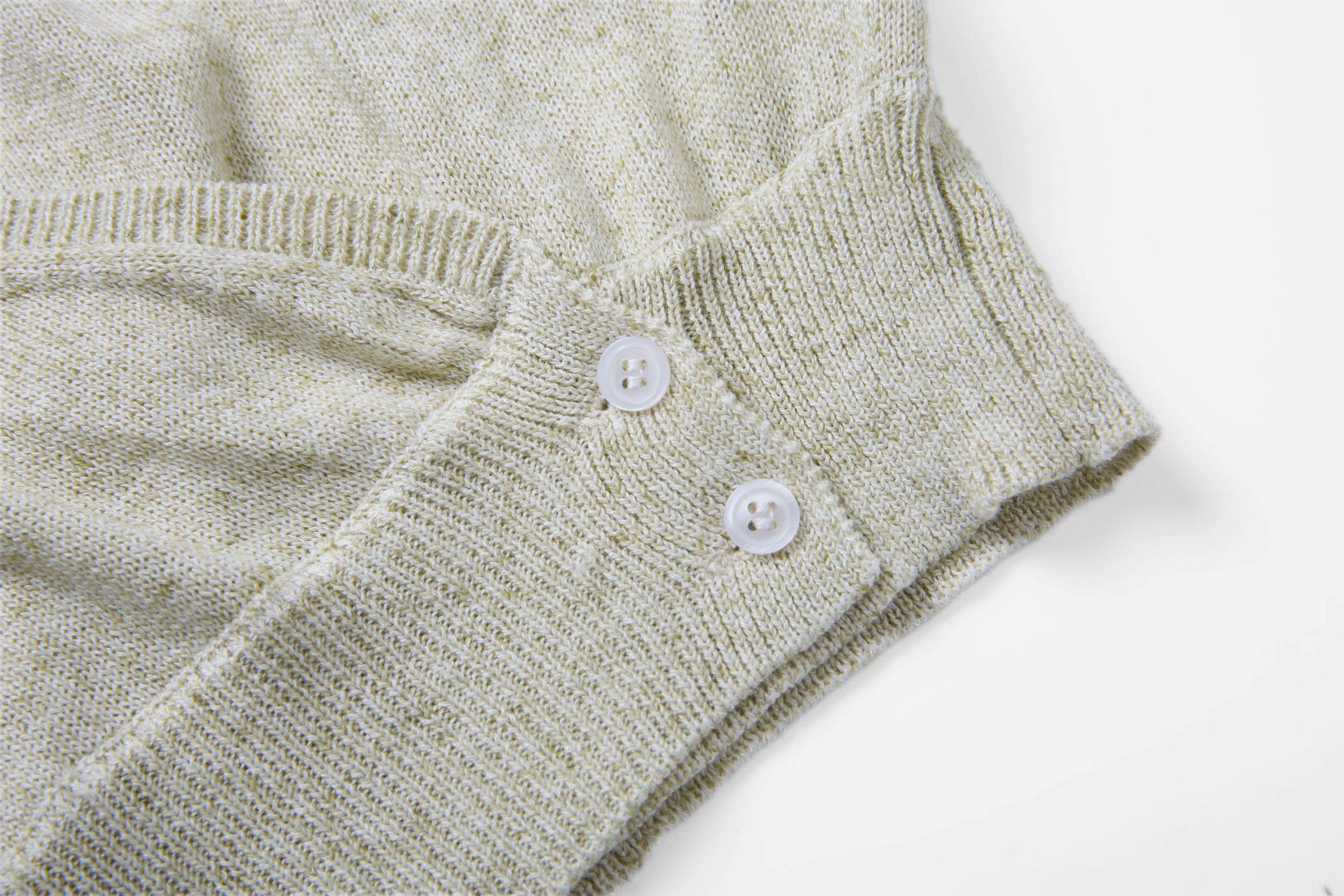 SAME FLOW Open-Knit Cropped Cardigan Set