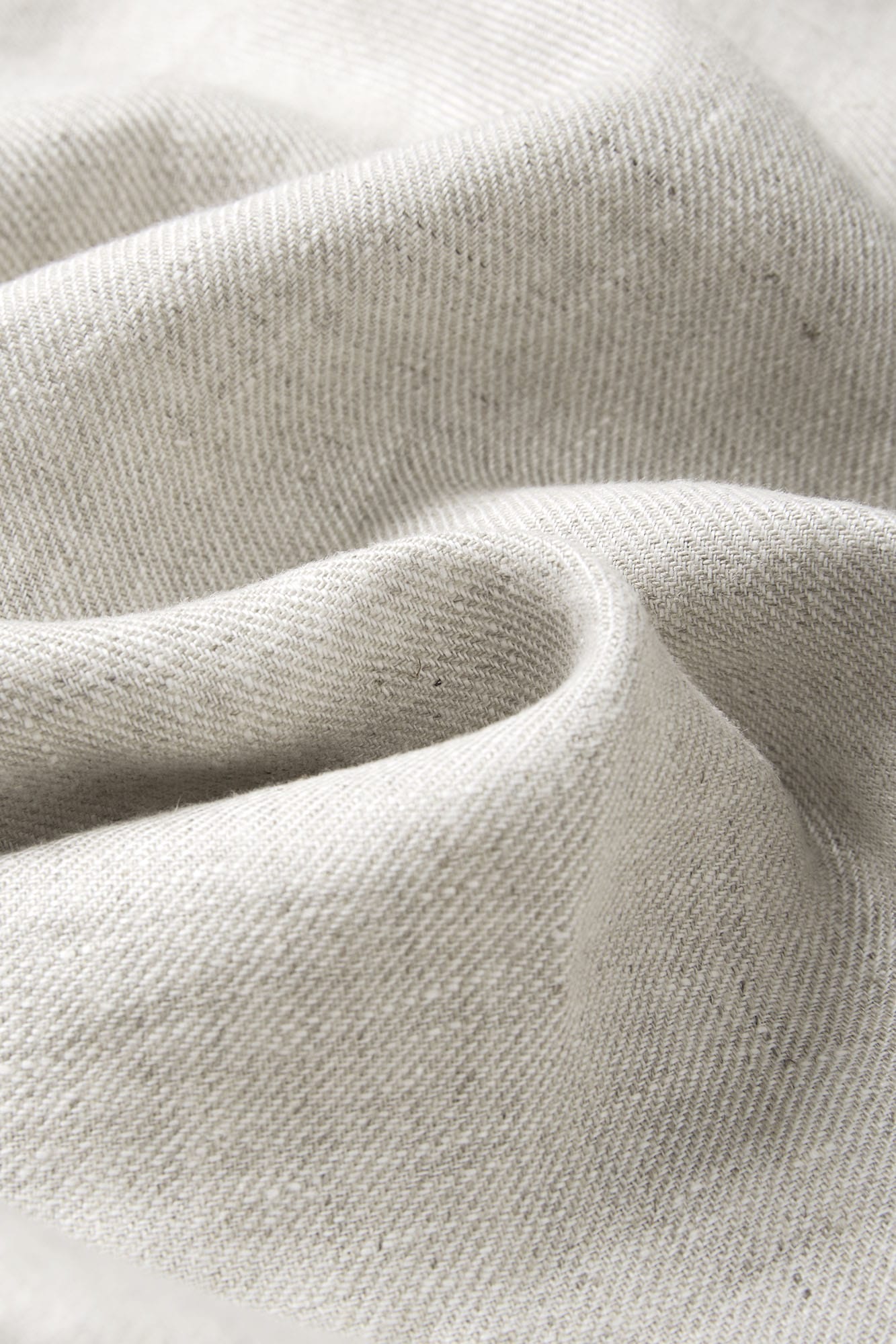 SAME FLOW Draped Linen Cocoon Shirt