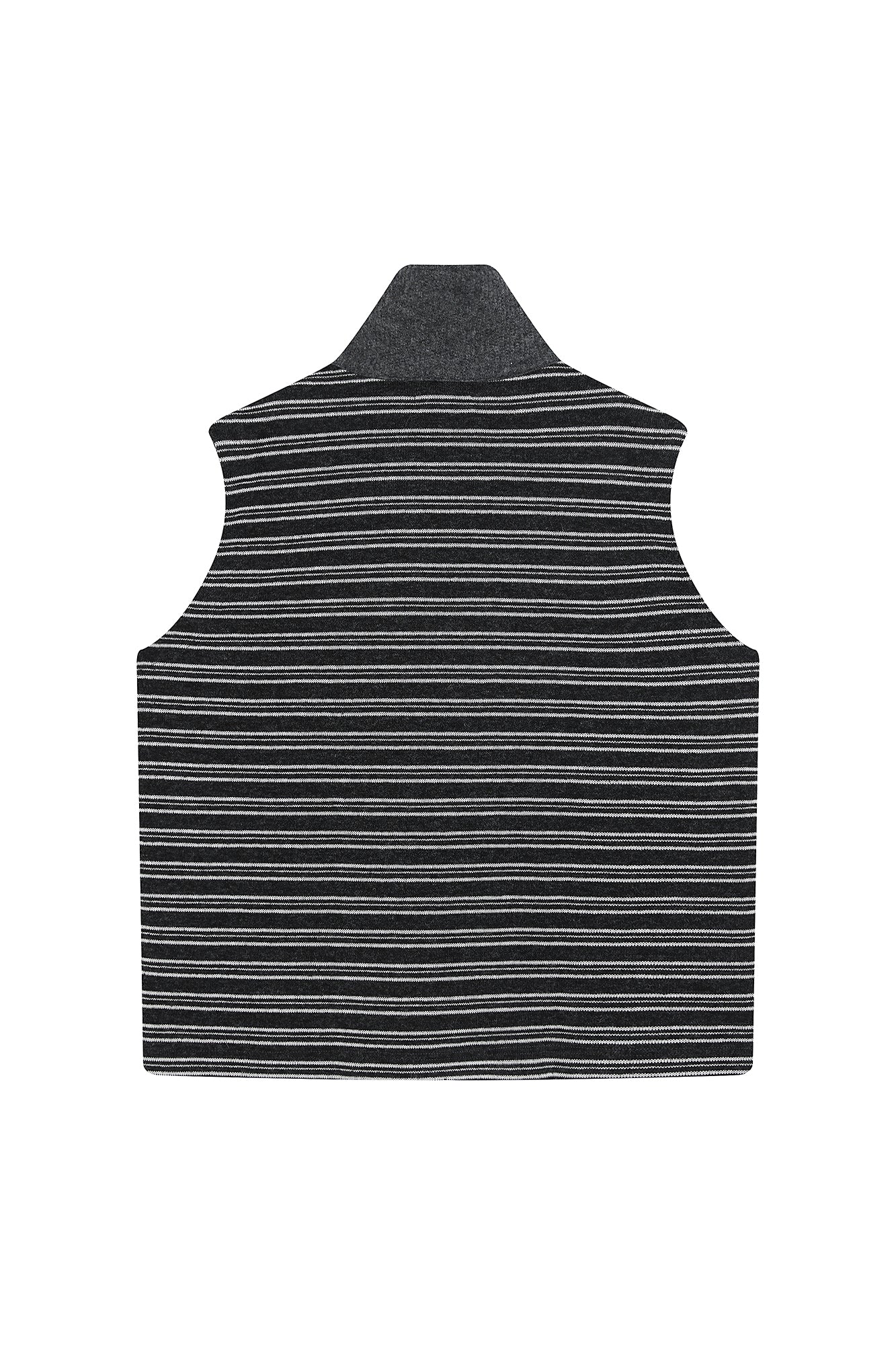 SAME FLOW Belted Reversible Wool-Blend Knit Vest