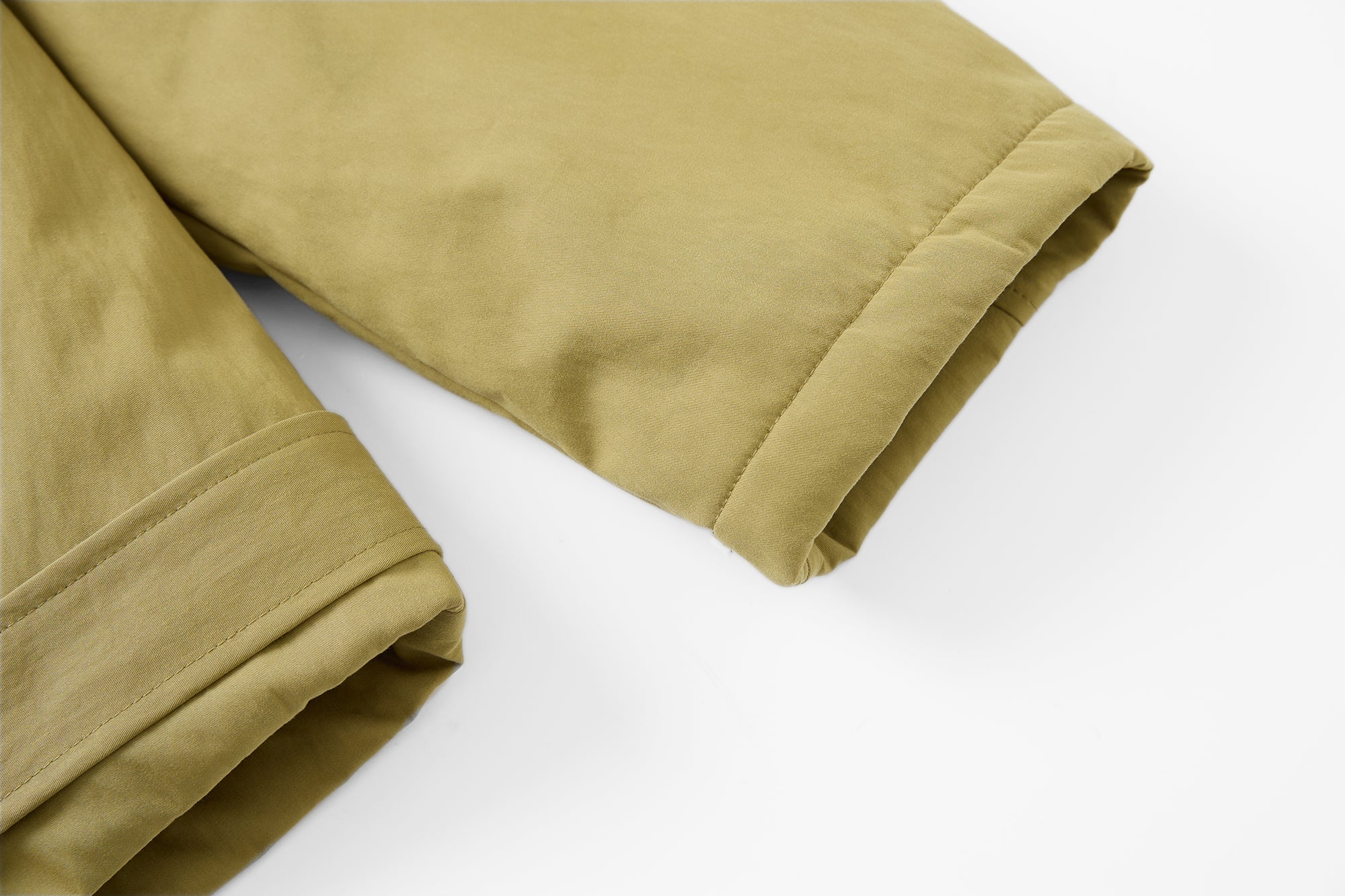 SAME FLOW Faux Fur Collar Belted Padded Jacket