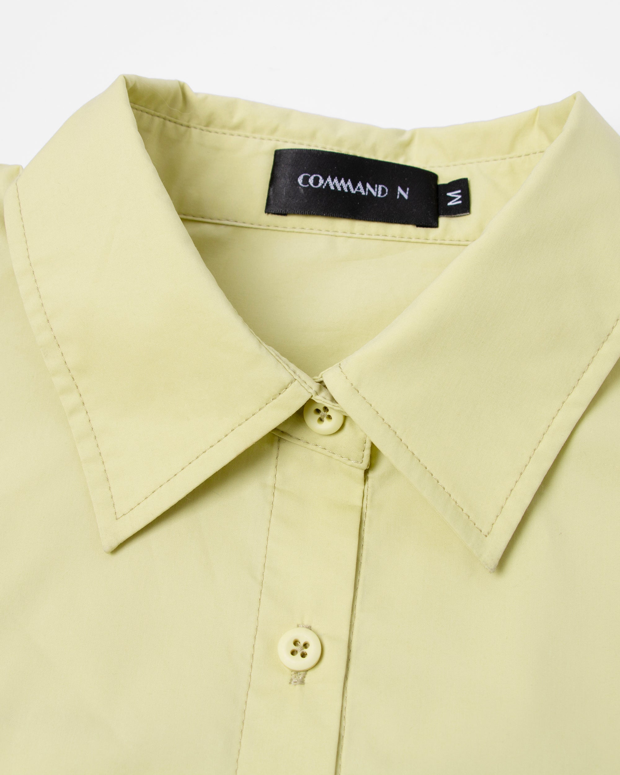 COMMAND N Lime Cinched Hem Relaxed Shirt