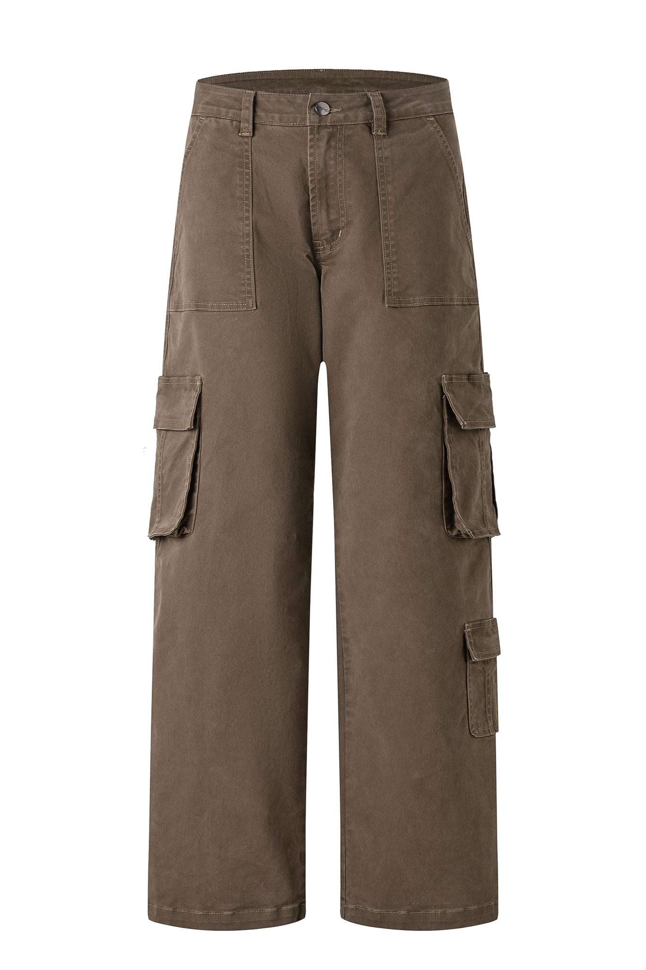 ARTIFICIAL WORLD Washed Straight-Leg Cargo