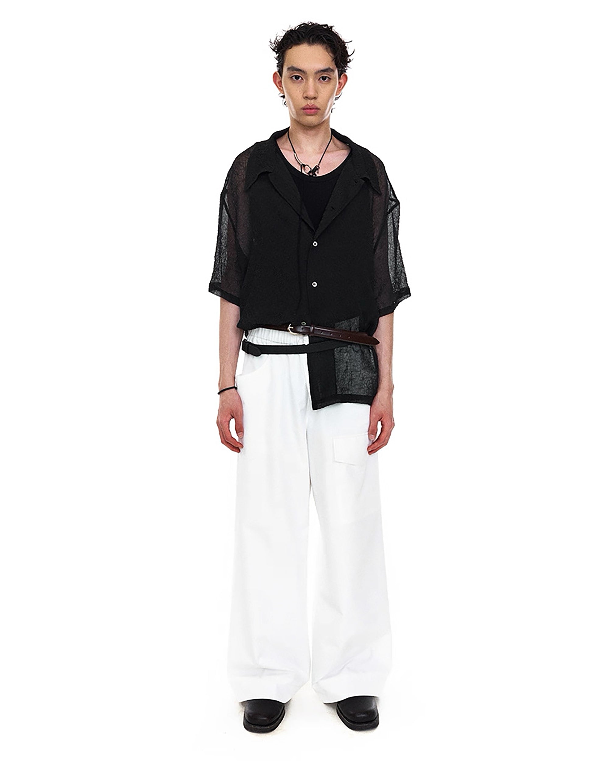 NEVERSEEZ Oversized Drawstring Utility Pants