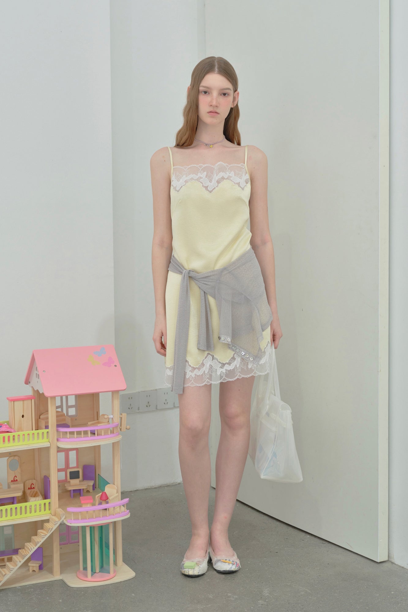 CHICCHICK Sheer Button-Up Cardigan