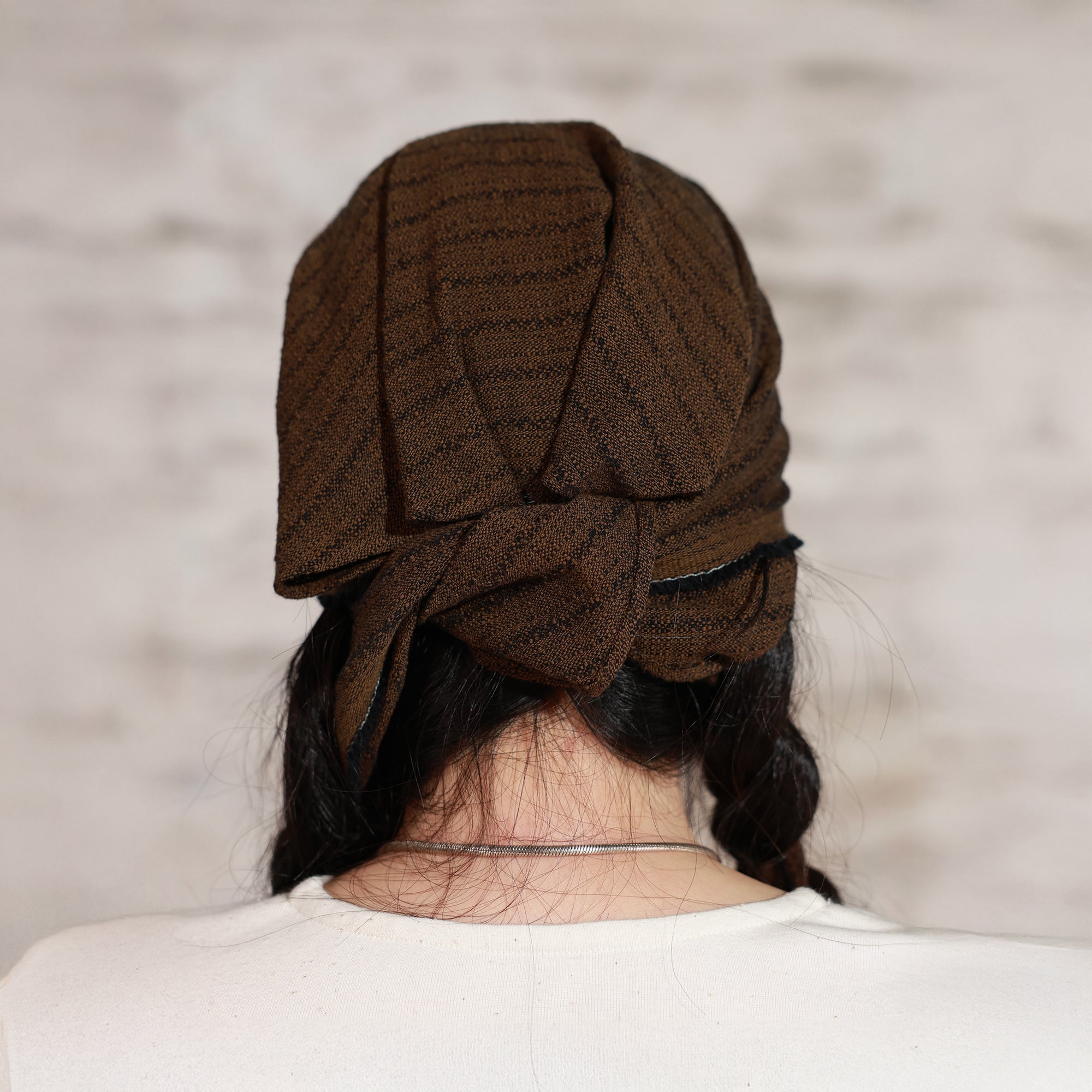 INCH LIM Striped Multi-Way Scarf Top