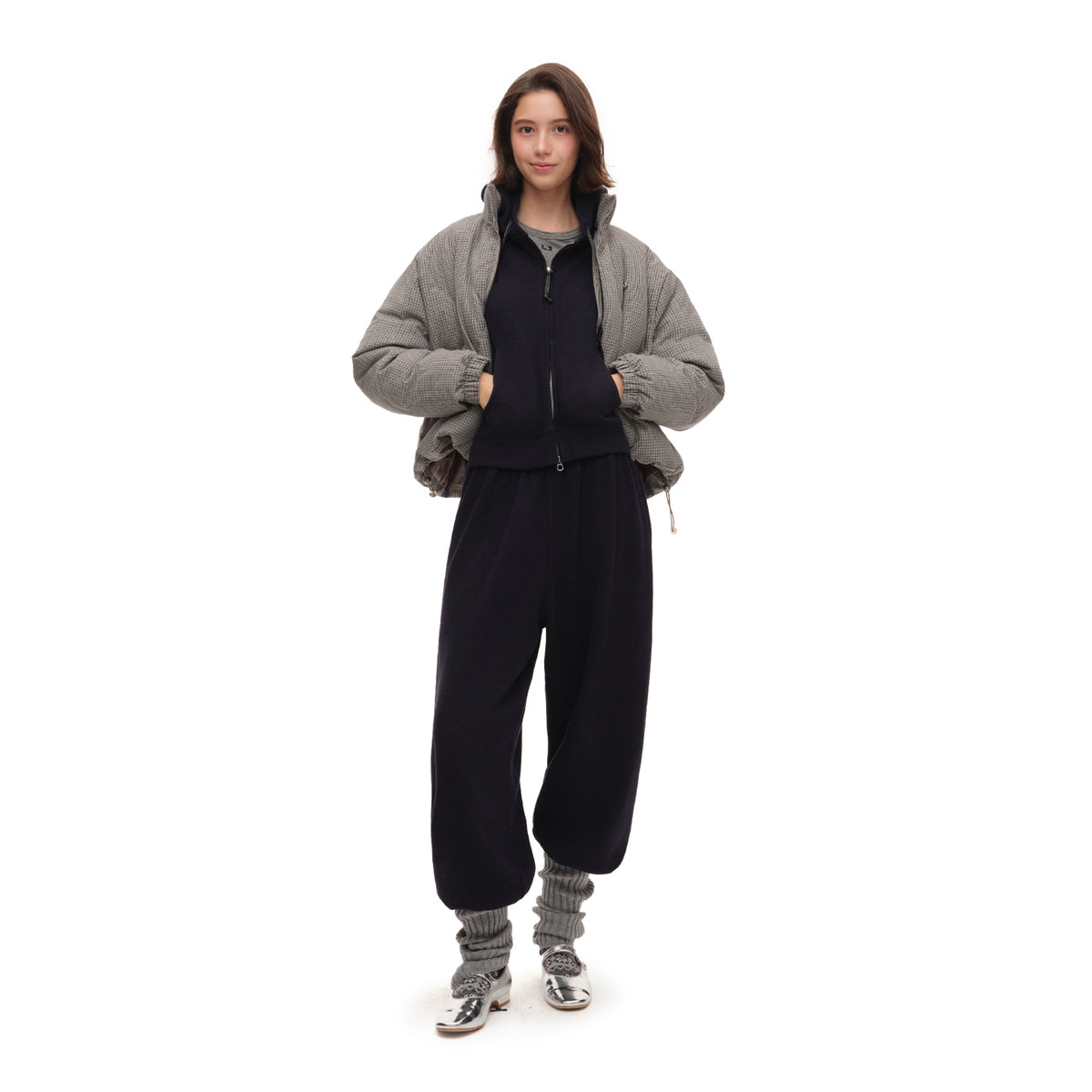 CHICCHICK Classic Zipper Oversized Hoodie & Jogger Set