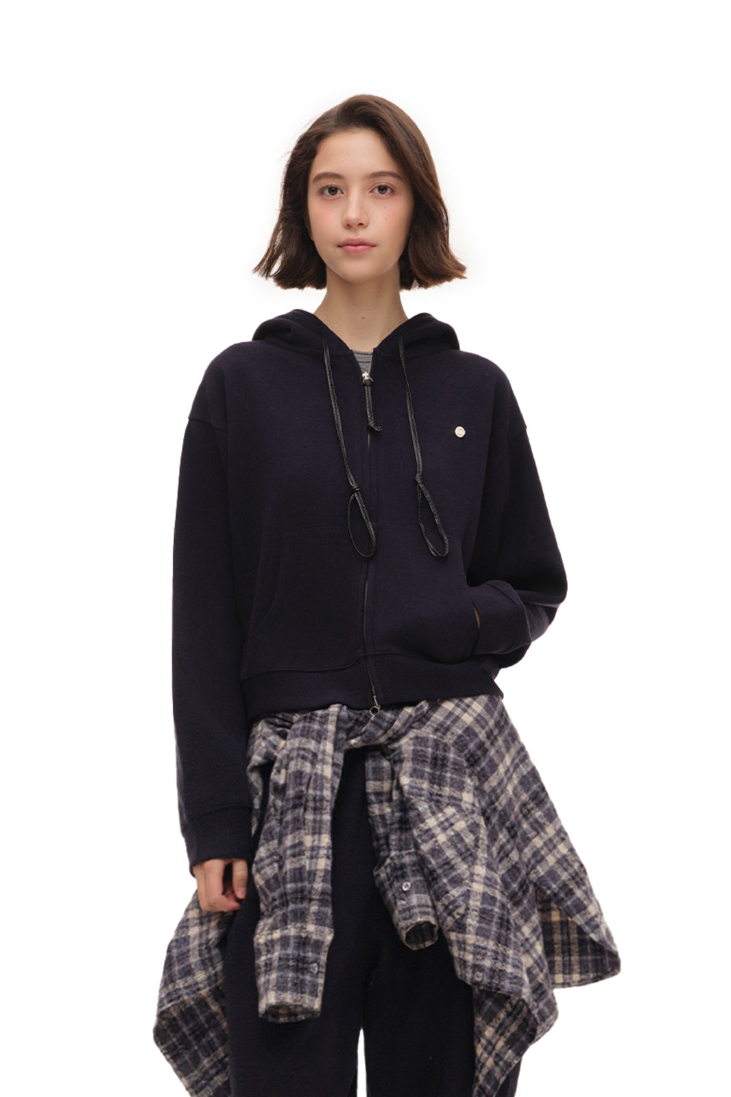 CHICCHICK Classic Zipper Oversized Hoodie & Jogger Set