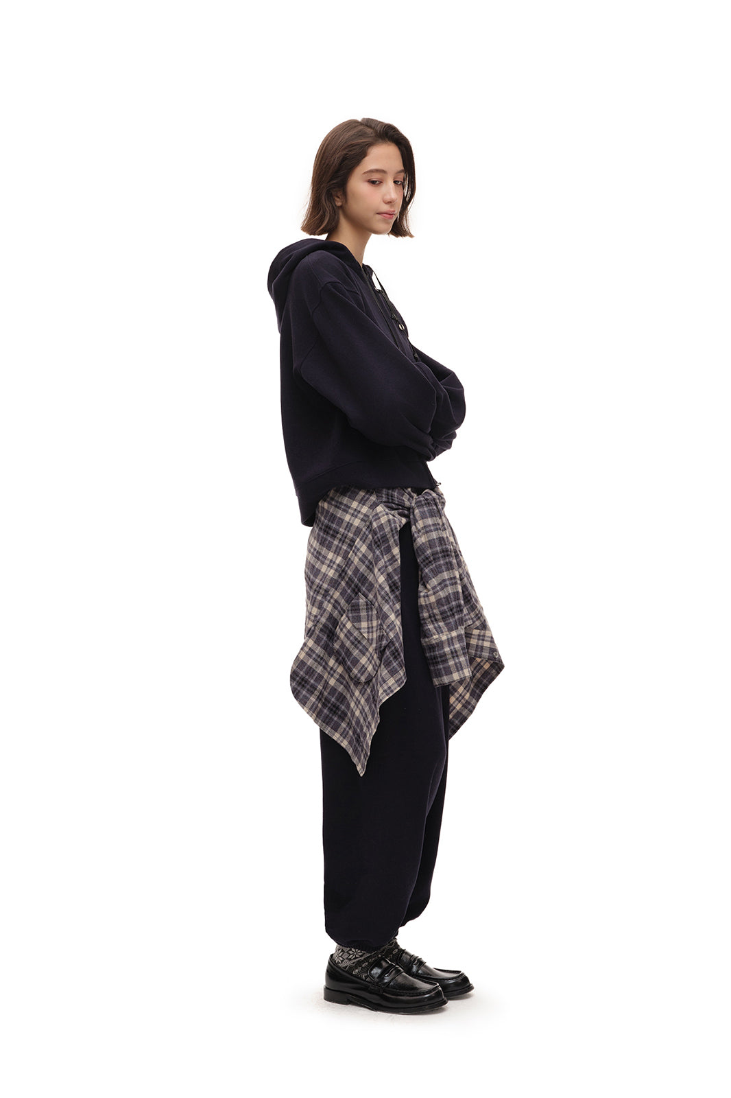 CHICCHICK Classic Zipper Oversized Hoodie & Jogger Set
