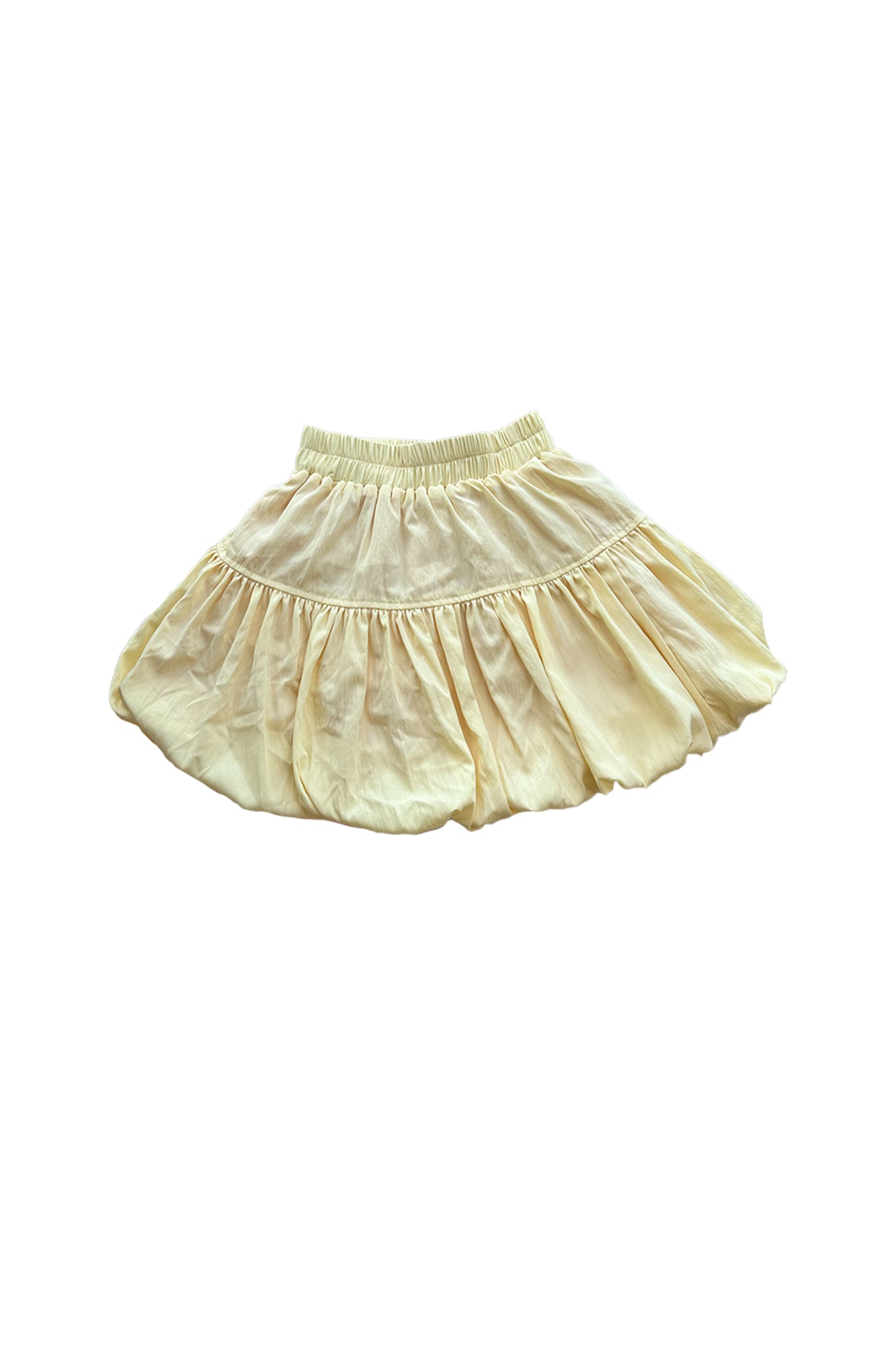 NOPMOB Gingham Bow Half-Shirt & Bubble Hem Skort Set