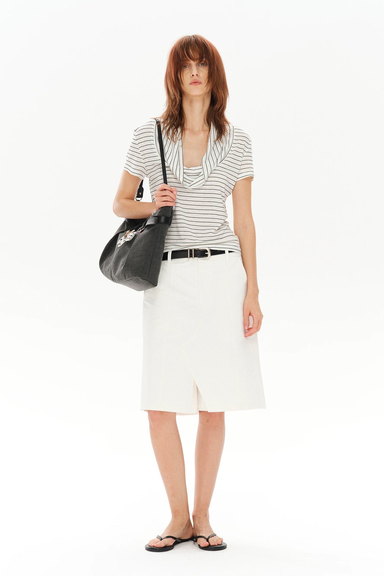 COSTUSTOOT Trouser-Waistband Spliced Shoulder Bag