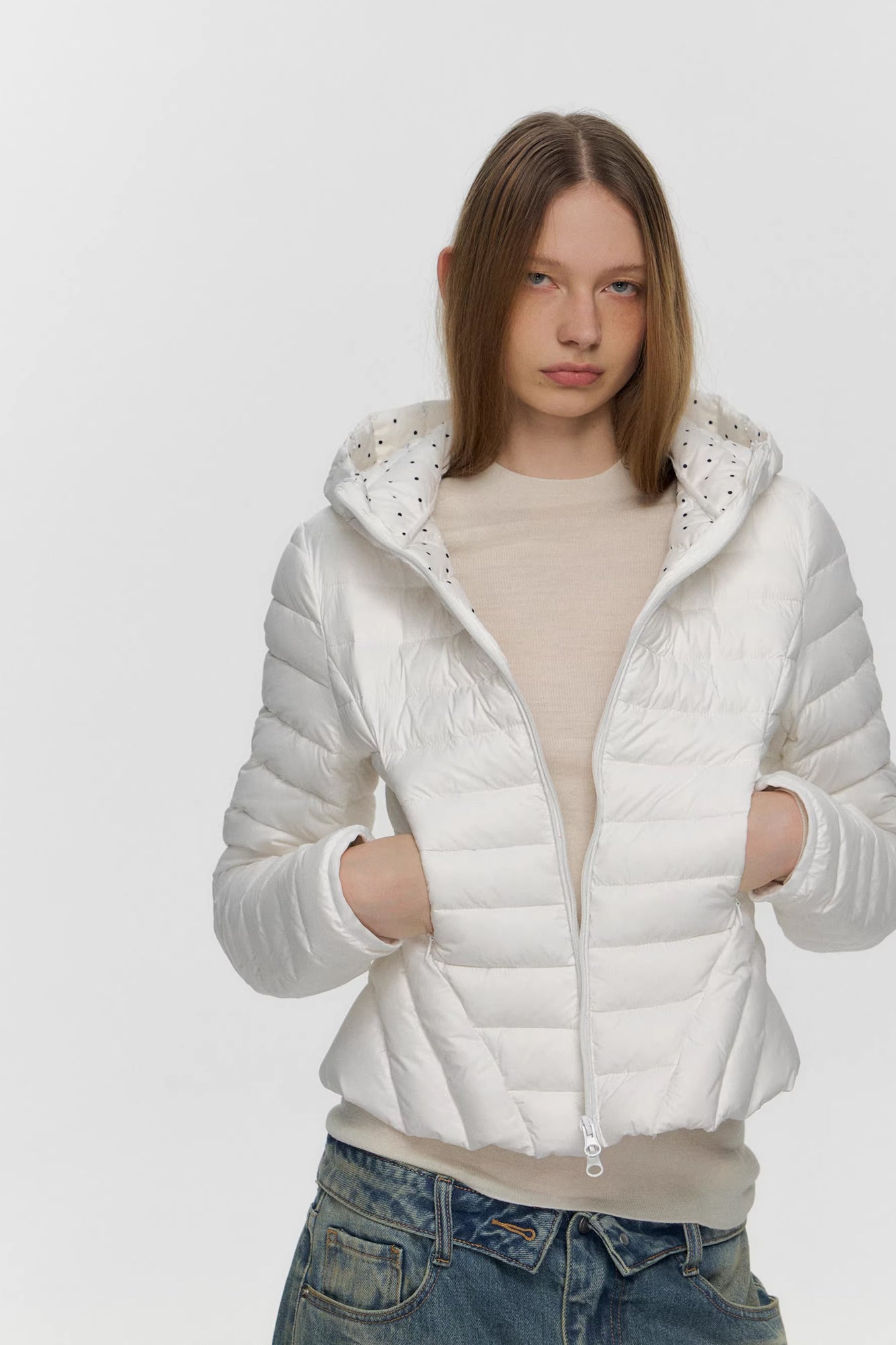 10AMSOTIIIIIIRED Detachable Faux-Fur Quilted Down Jacket