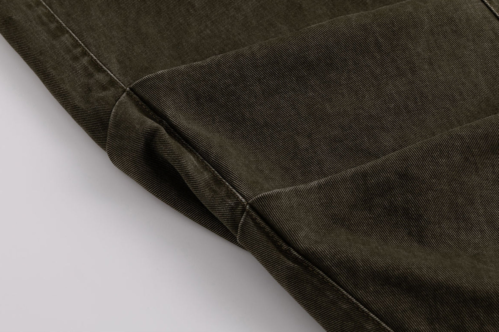 CESTNOUS Retro Washed Multi-Pocket Straight-Leg Cargo Pants