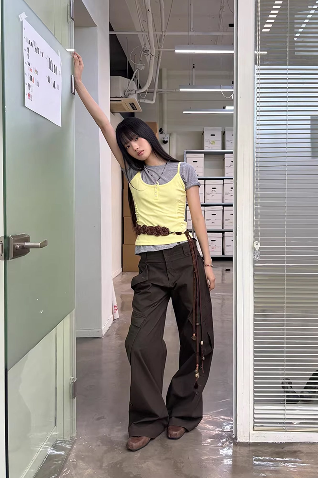 NEVERSEEZ Snap-Hem Multi-Pocket Cargo Pants