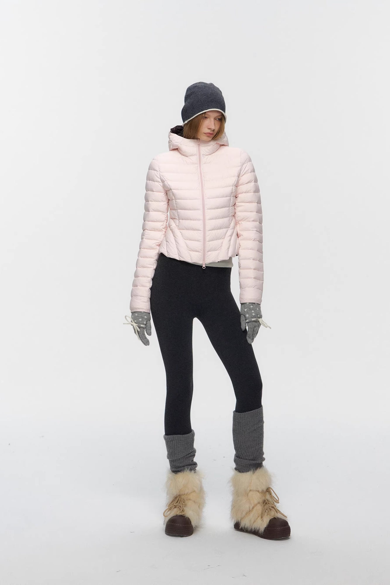 10AMSOTIIIIIIRED Detachable Faux-Fur Quilted Down Jacket