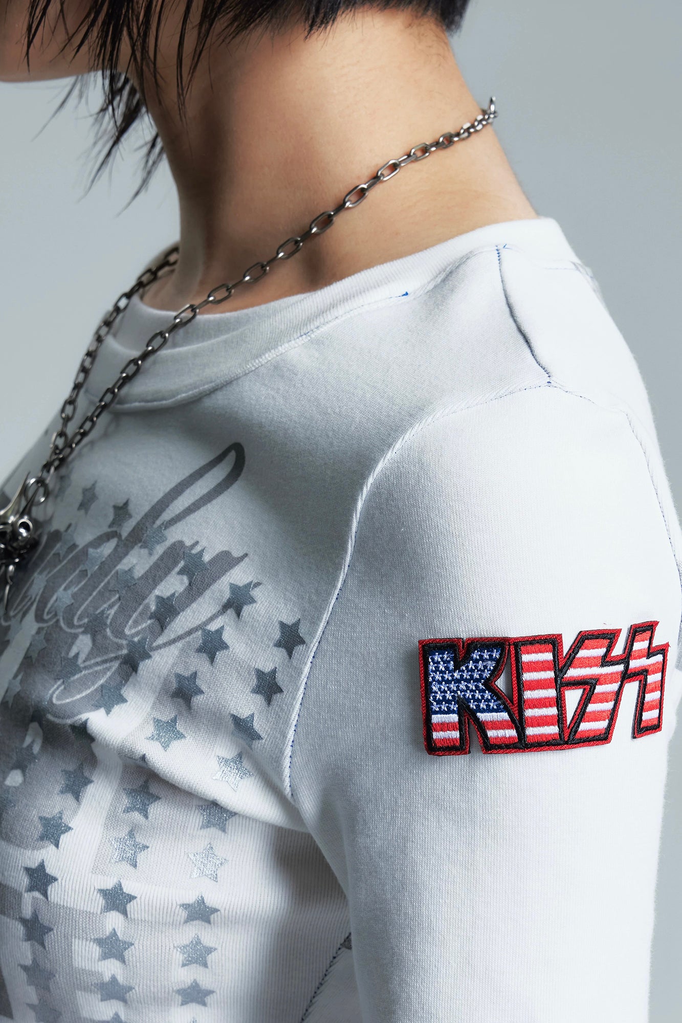 NONAME SPACE Union Jack Graphic Slim Tee
