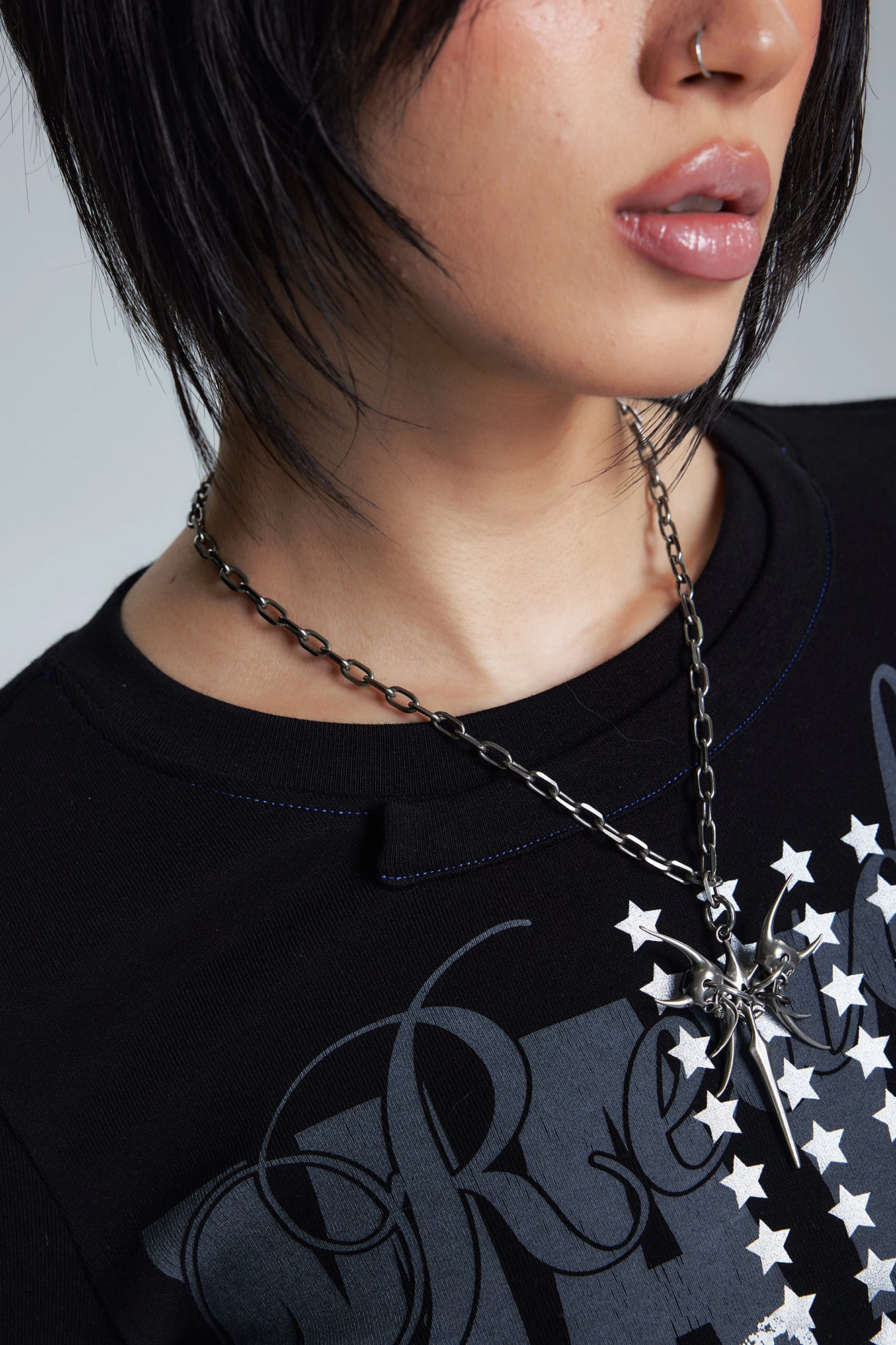NONAME SPACE Union Jack Graphic Slim Tee