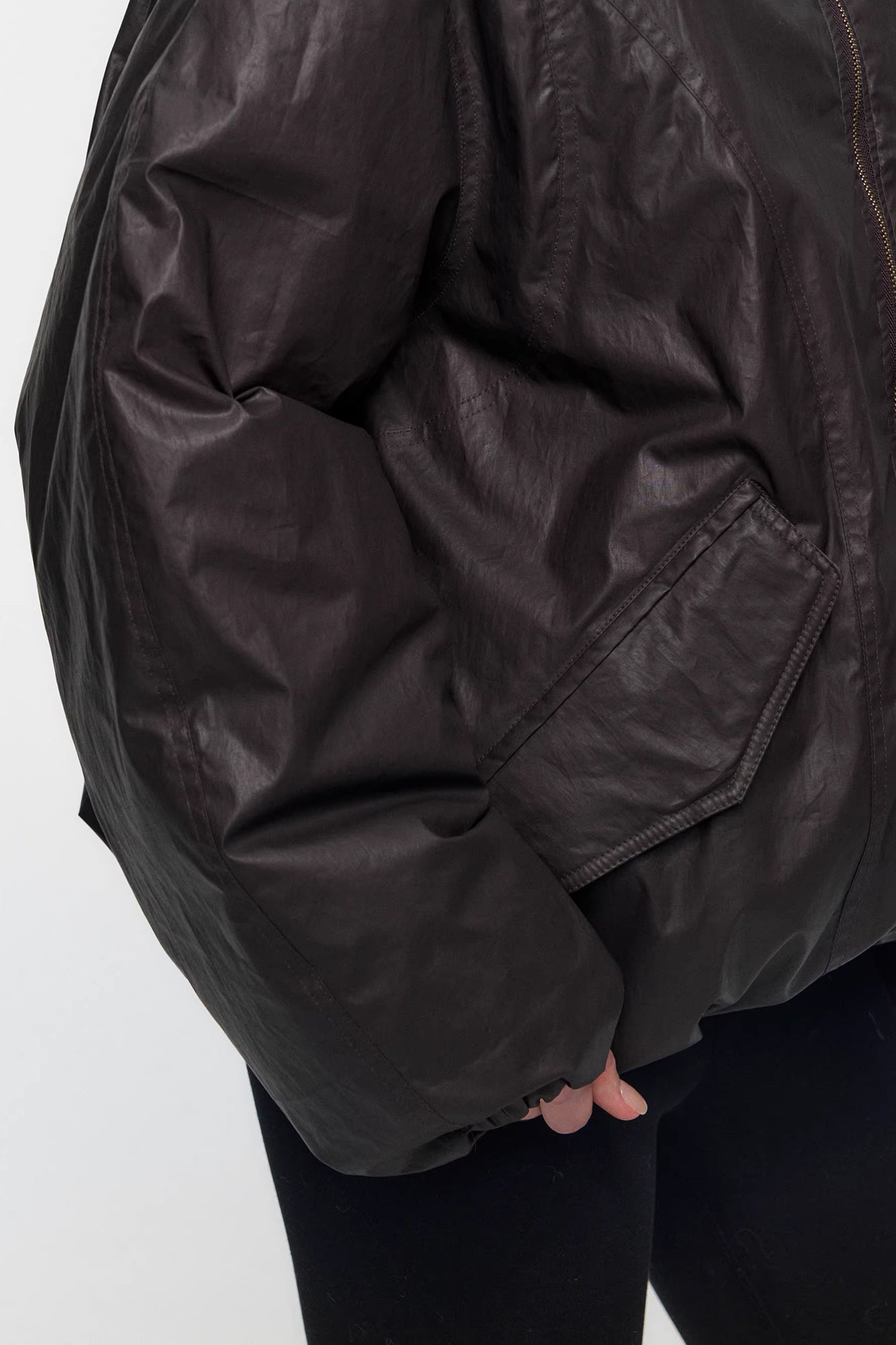 10AMSOTIIIIIIRED Water-Repellent Duck Down Puffer Jacket