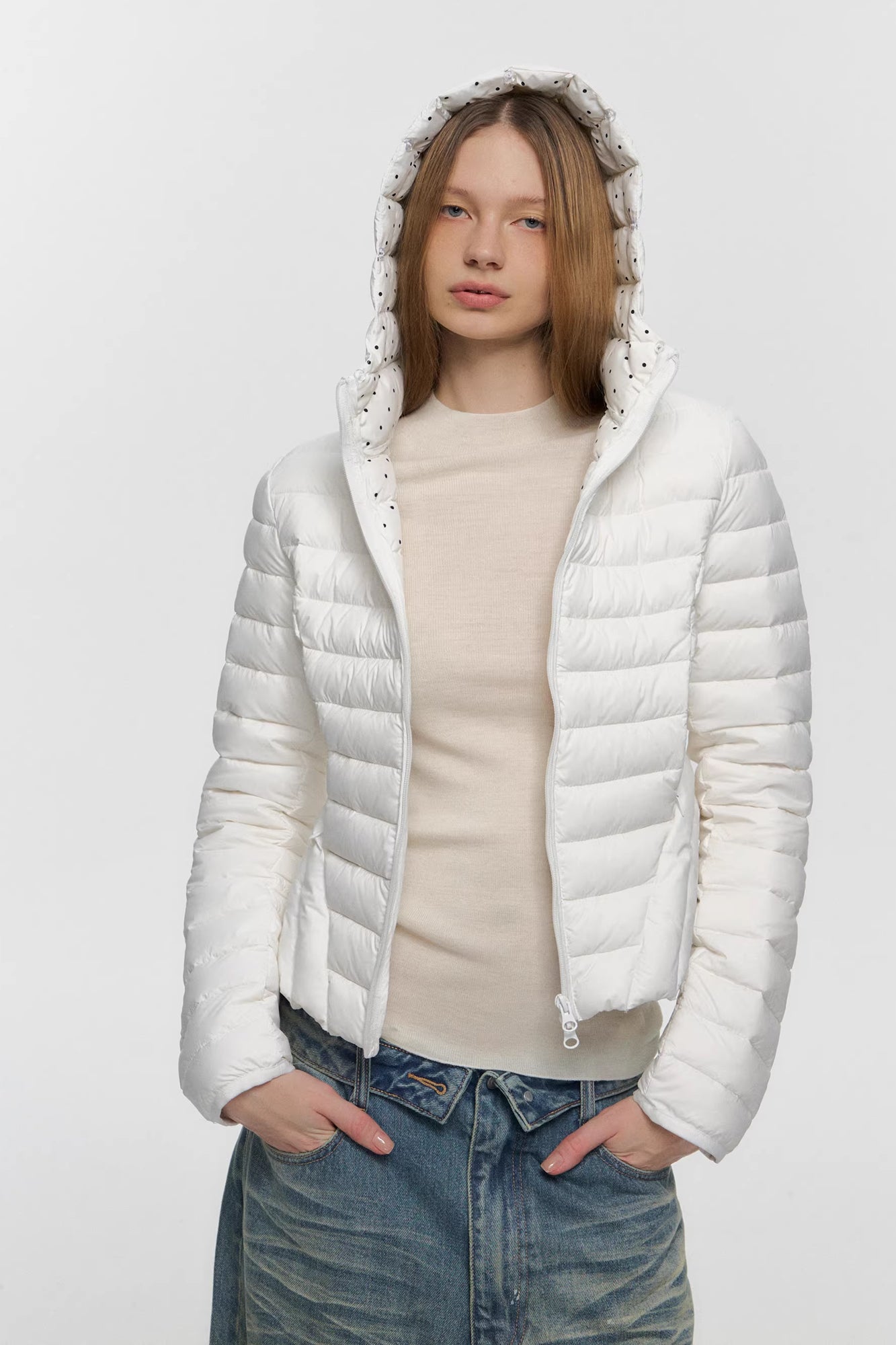 10AMSOTIIIIIIRED Detachable Faux-Fur Quilted Down Jacket