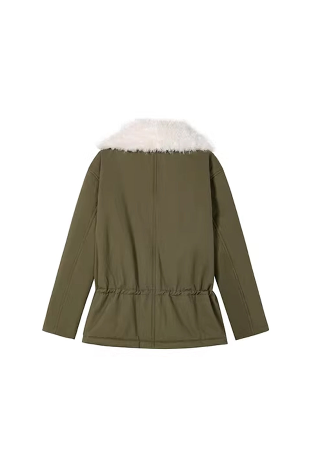 SOFITTE Asymmetric-Zip Detachable Lapel Padded Jacket