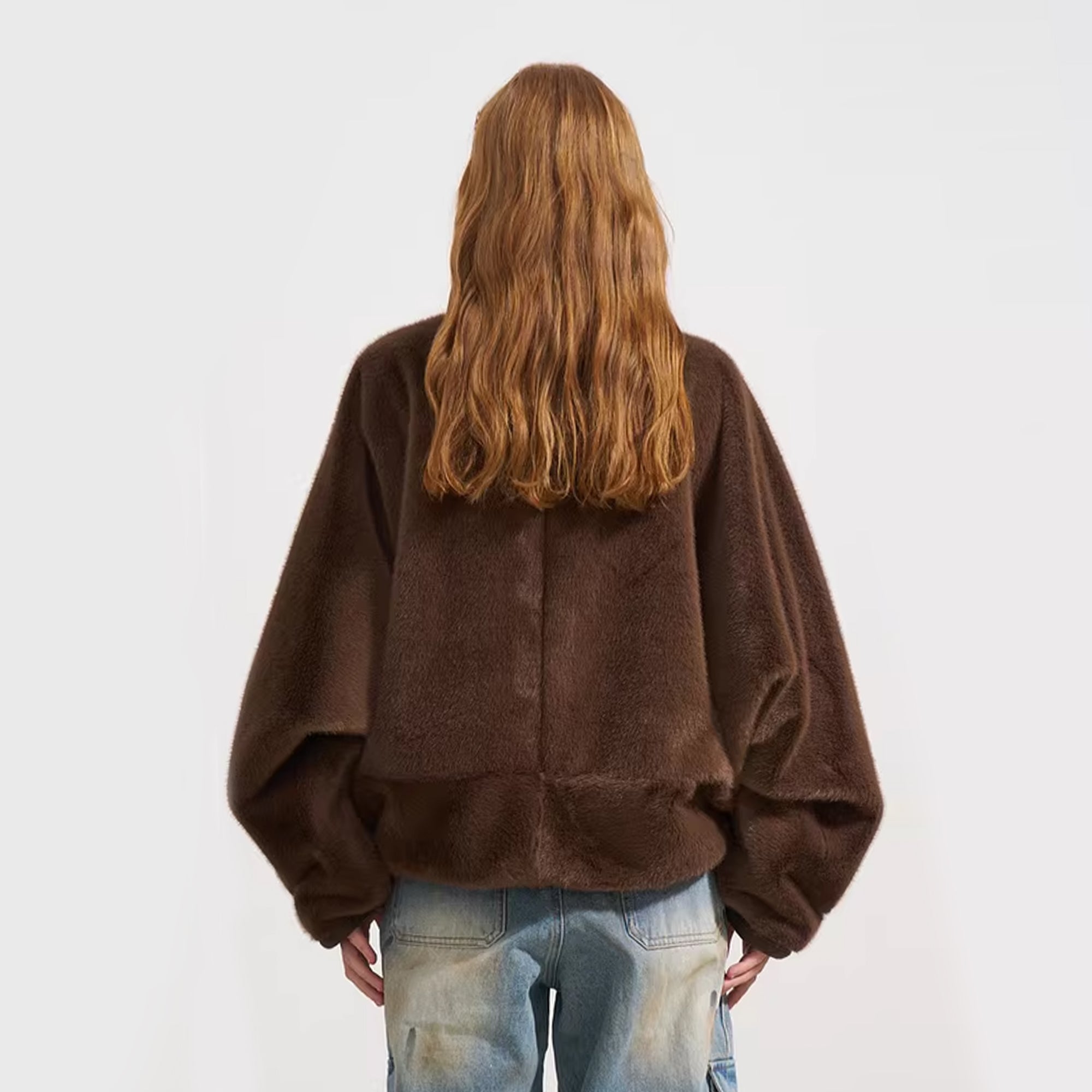 SOFITTE Toggle Faux-Fur Drop-Shoulder Oversized Jacket
