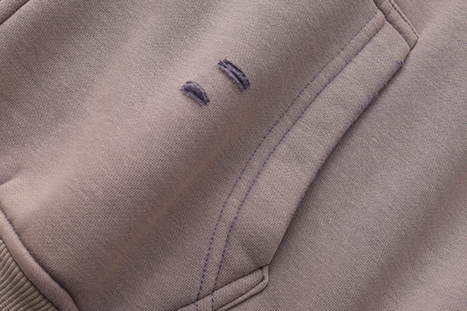 VANN VALRENCE Distressed Faux Fur Trim Zip Hoodie