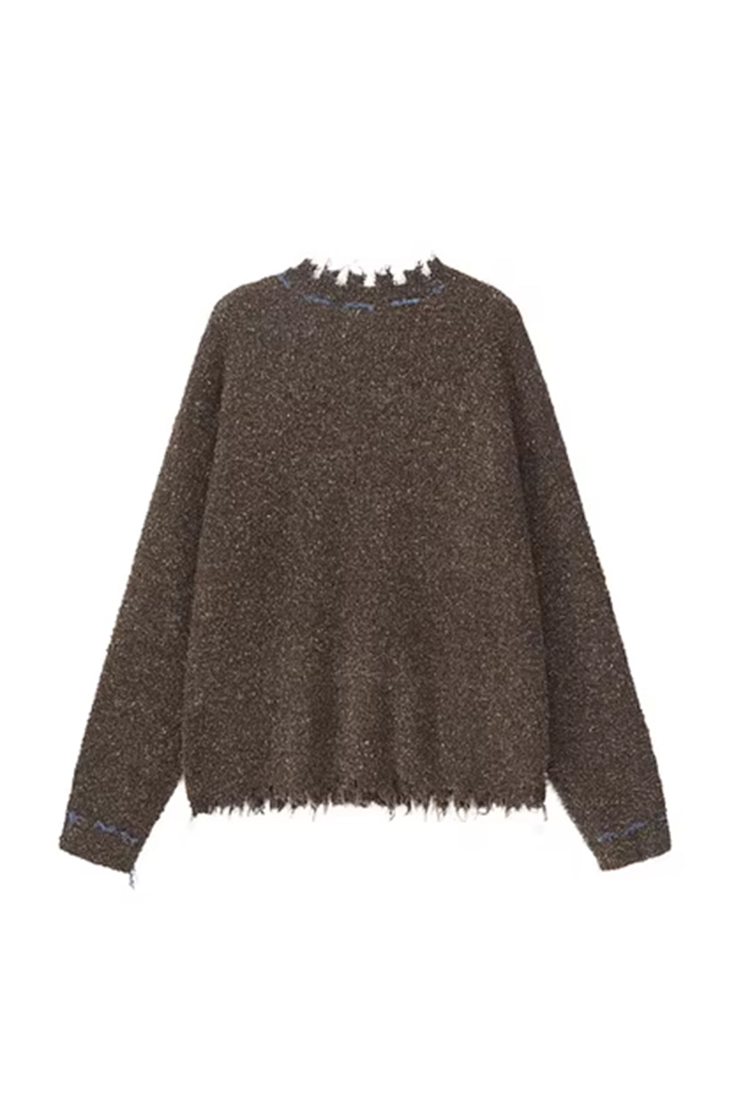 SOFITTE Intarsia Graphic Fringe-Trim Cardigan