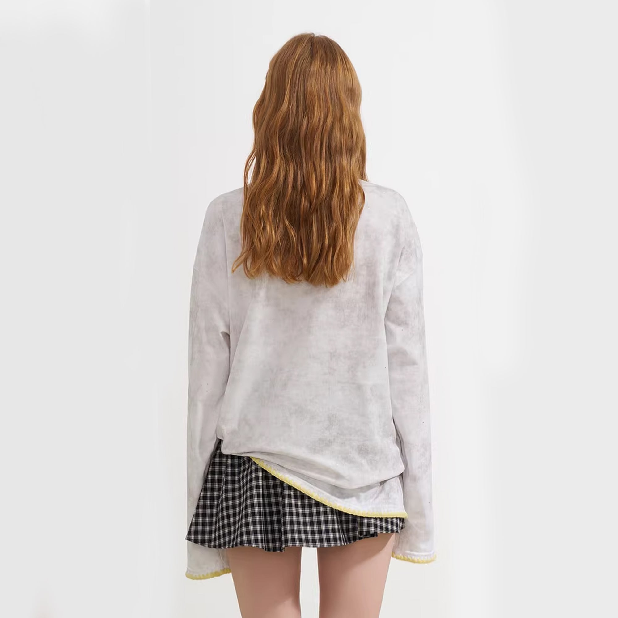 SOFITTE Distressed Fries Graphic Long-Sleeve Tee