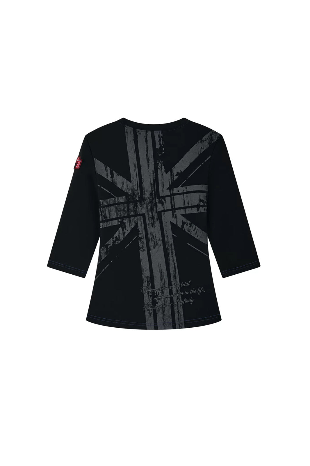 NONAME SPACE Union Jack Graphic Slim Tee