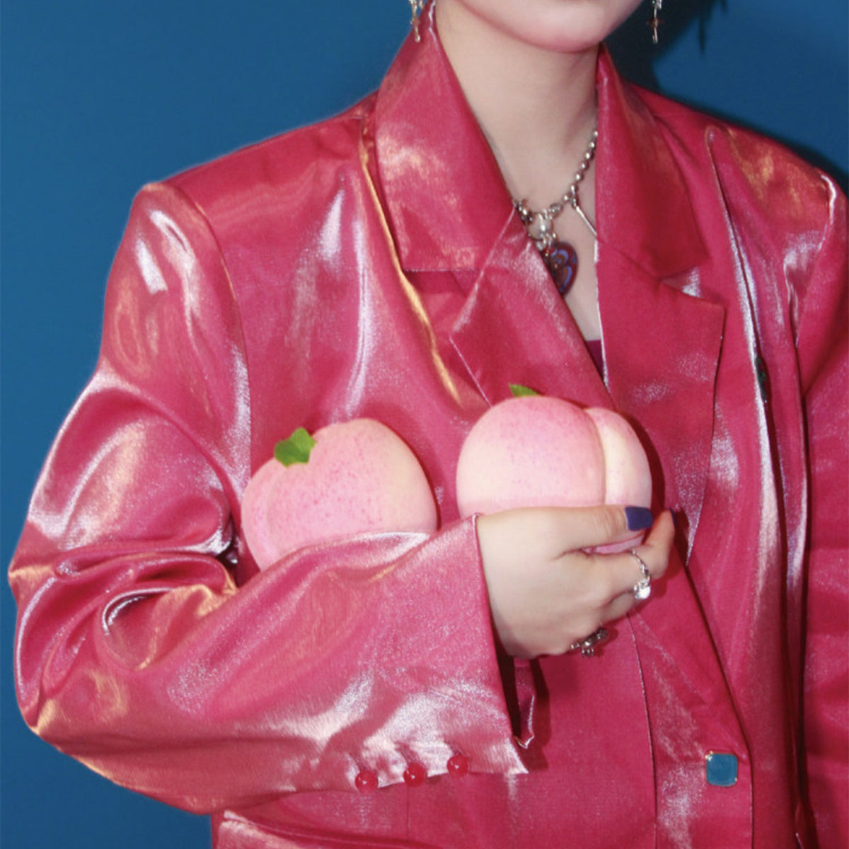 NOPMOB Retro Shimmery Oversized Blazer