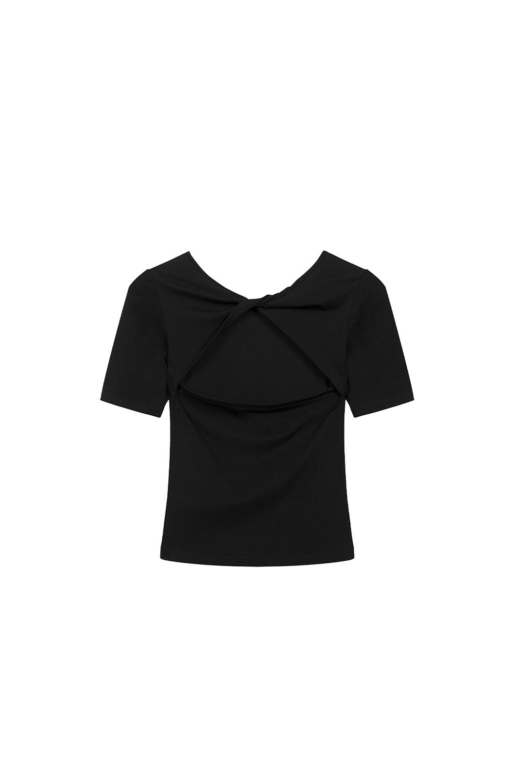COSTUSTOOT Reversible Twist Cut-Out T-Shirt
