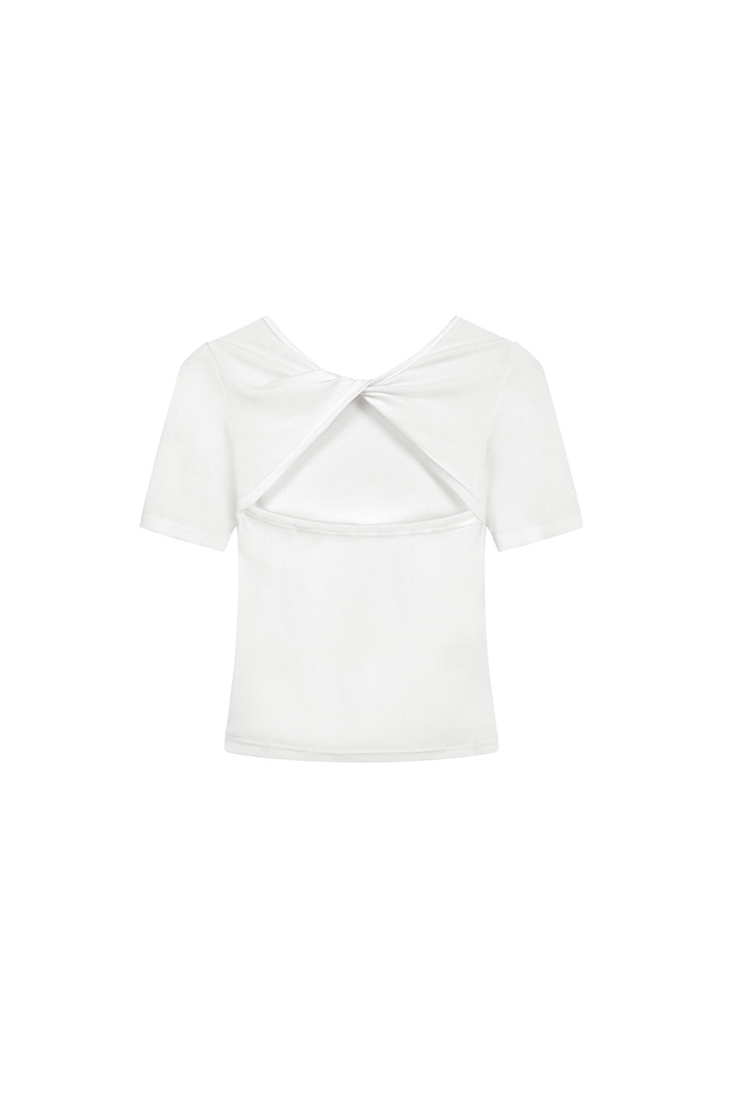 COSTUSTOOT Reversible Twist Cut-Out T-Shirt