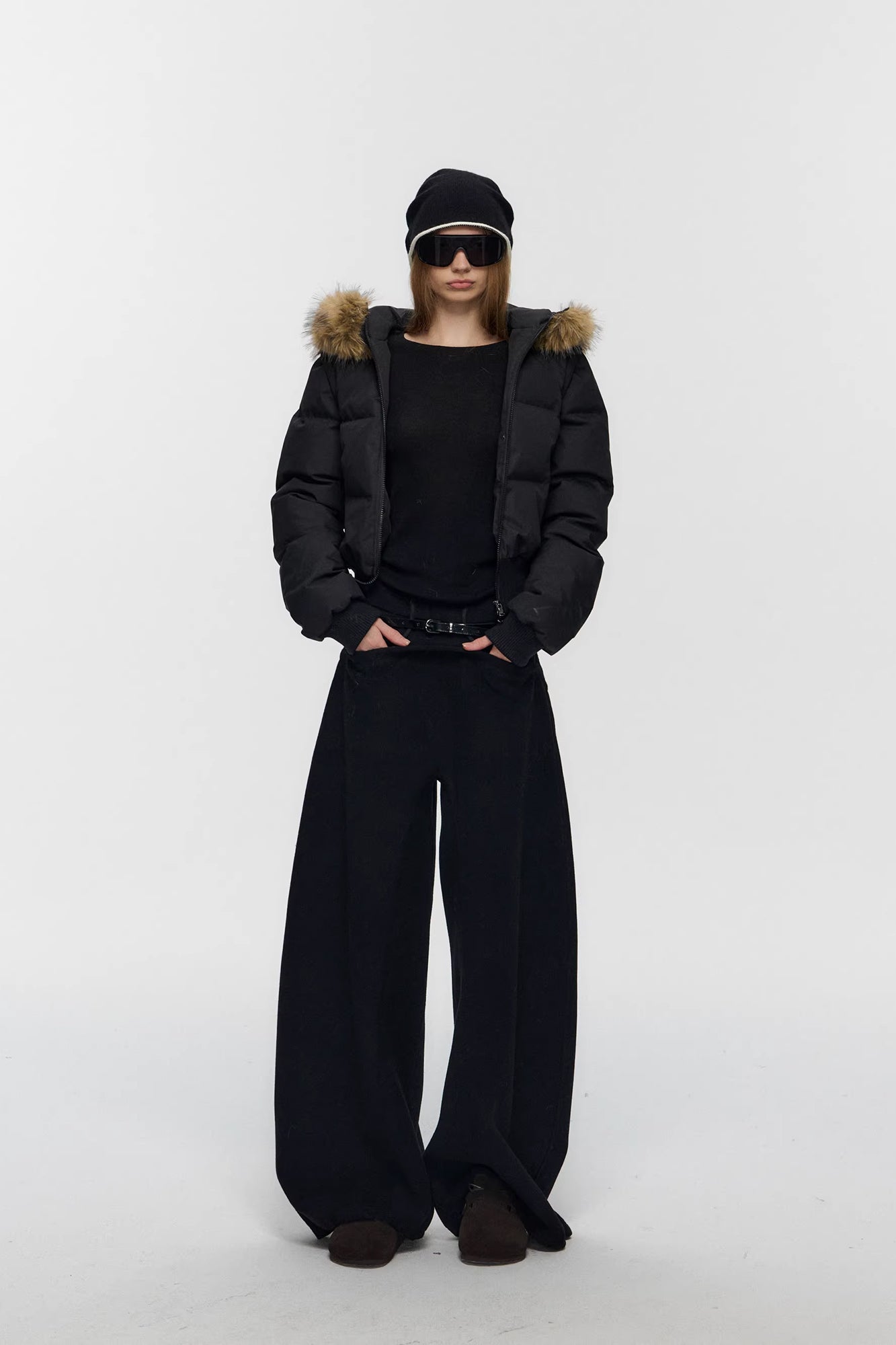 10AMSOTIIIIIIRED Detachable Sleeves Down Puffer Jacket