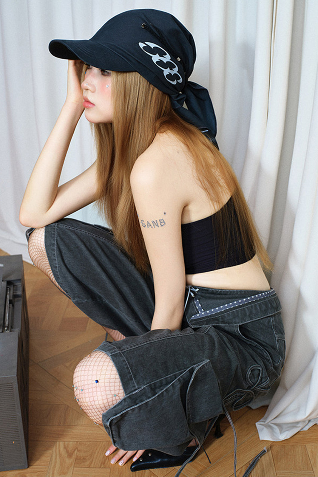 SANB Braided Cord Bandana Cap