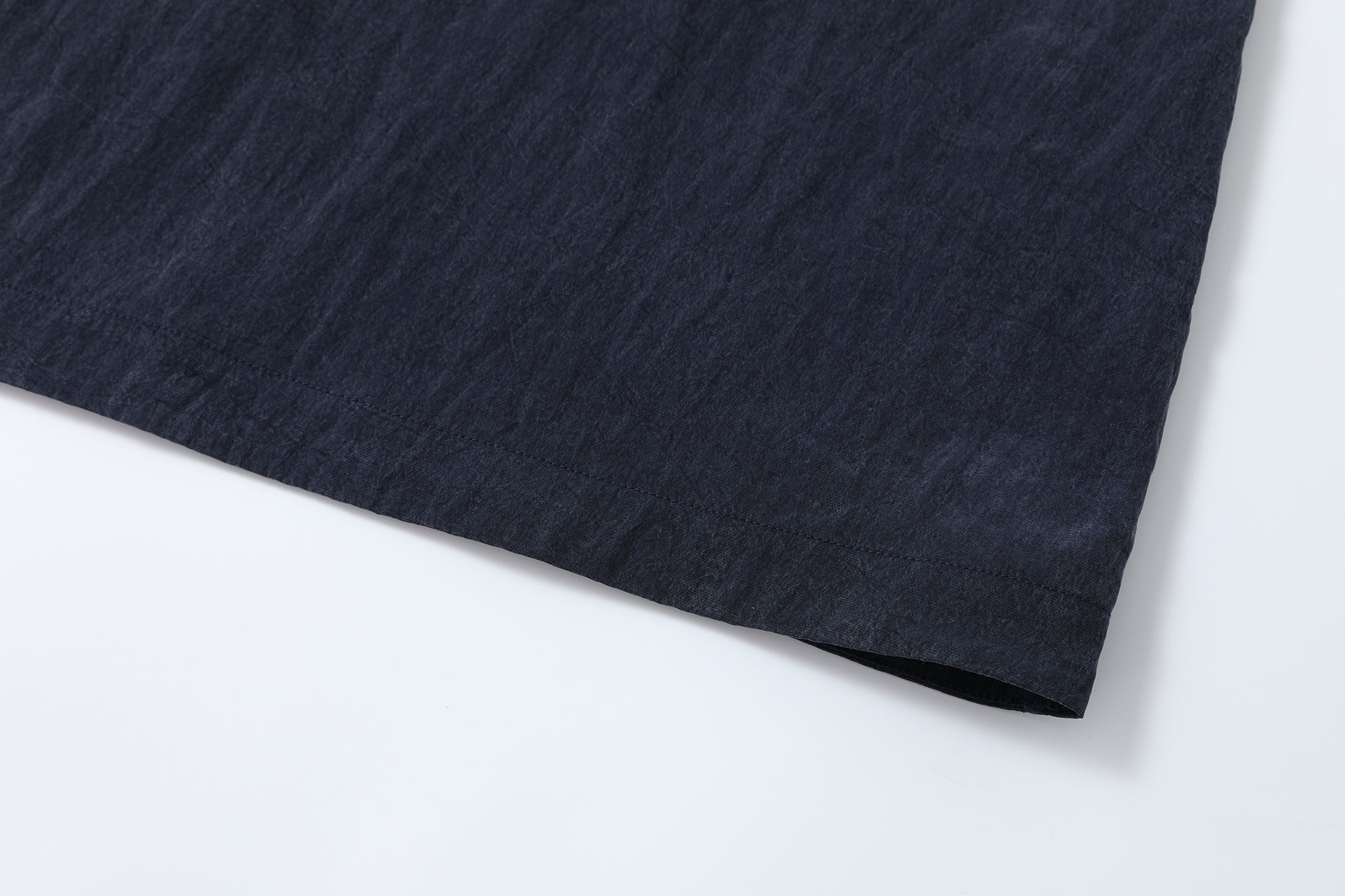 CAIRA Washed Drawstring Neck T-Shirt
