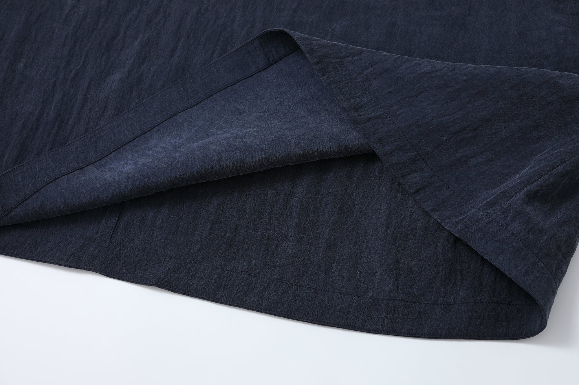 CAIRA Washed Drawstring Neck T-Shirt