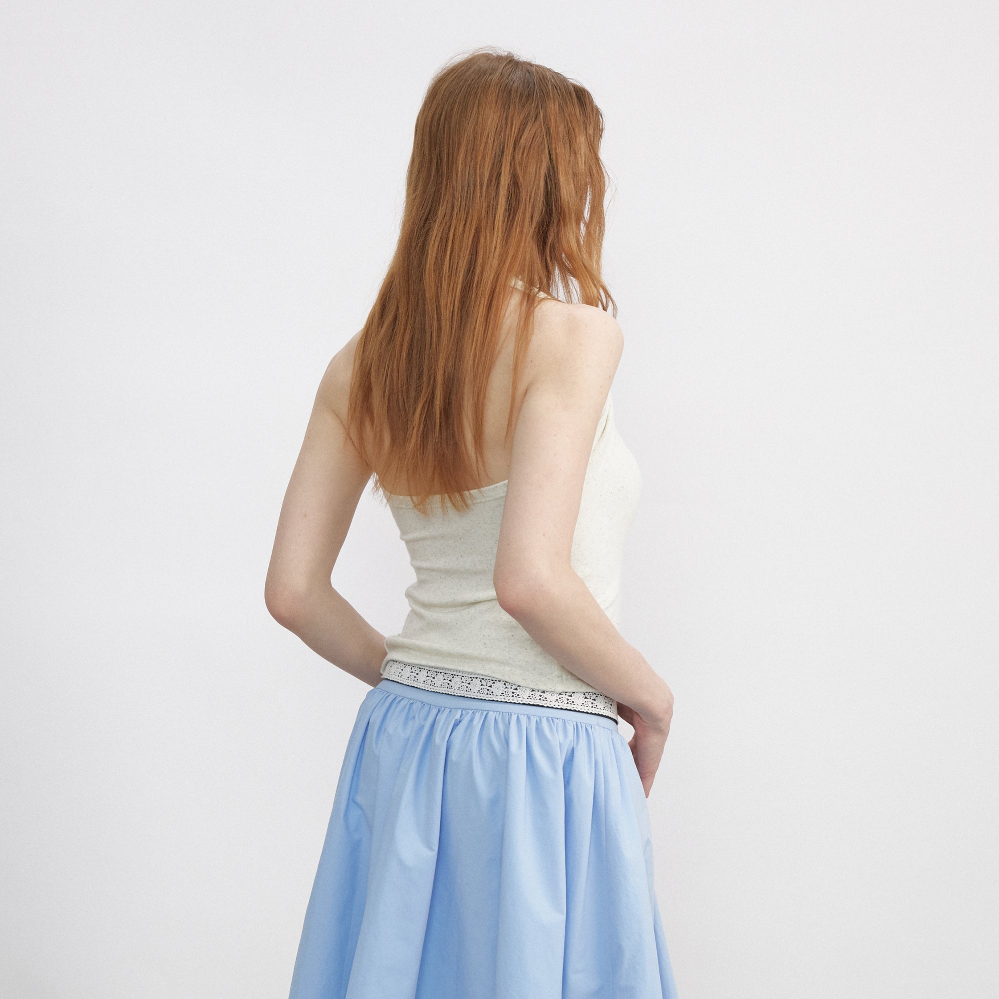 VERSION9 Modern Square-Neck Halter Top