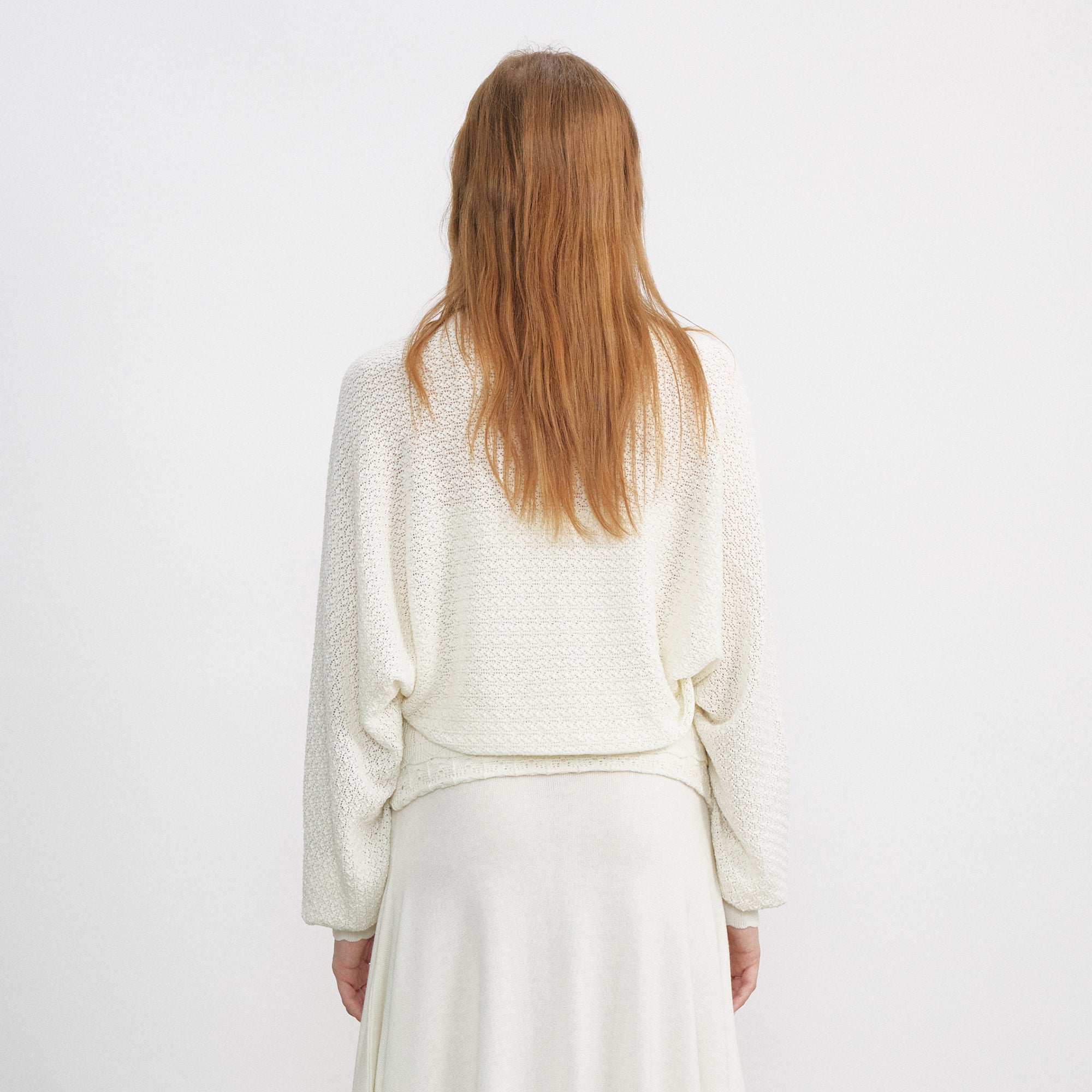 VERSION9 Pointelle Tube Top & Shrug Knit Set