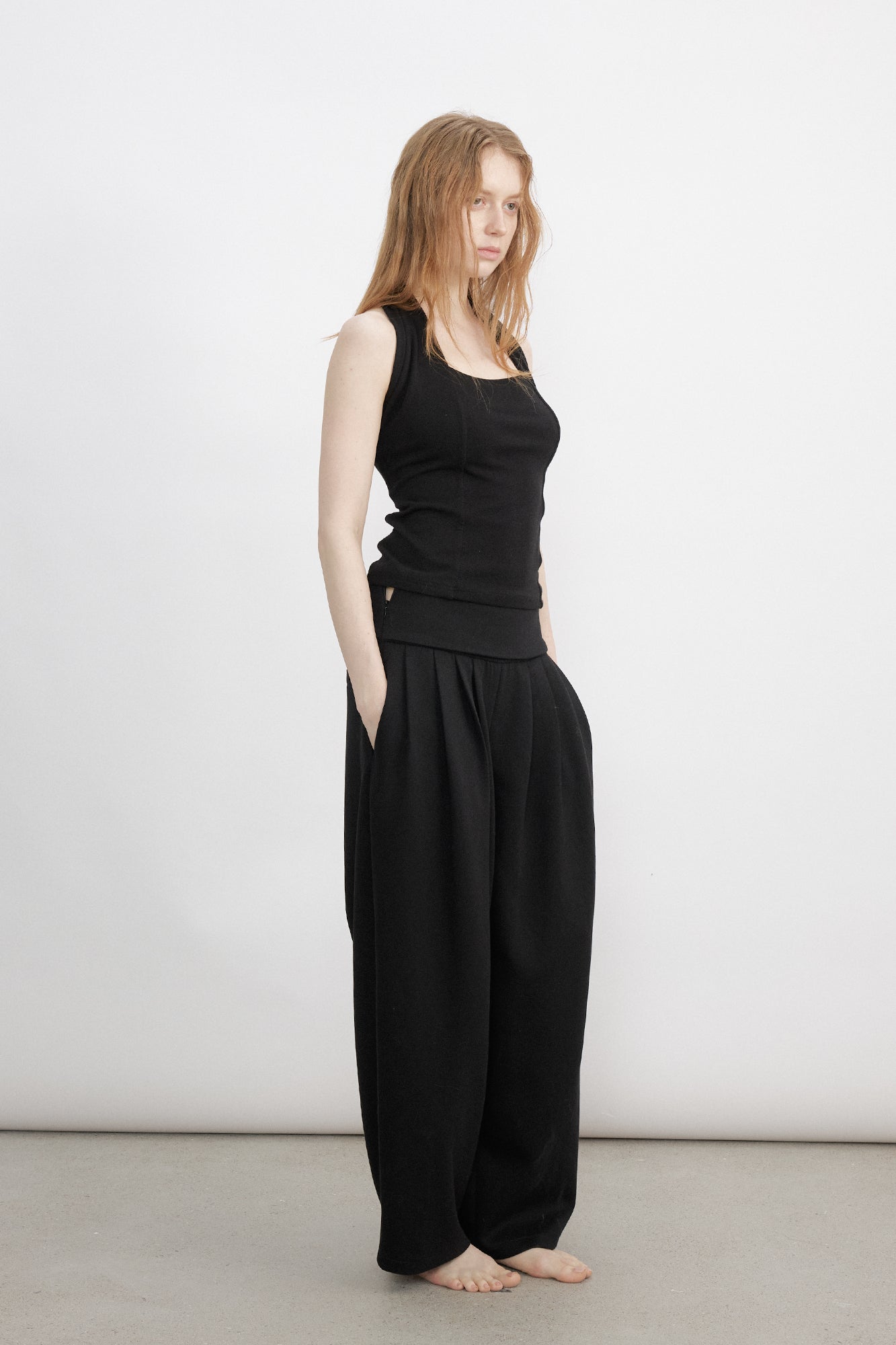 VERSION9 Modern Square-Neck Halter Top