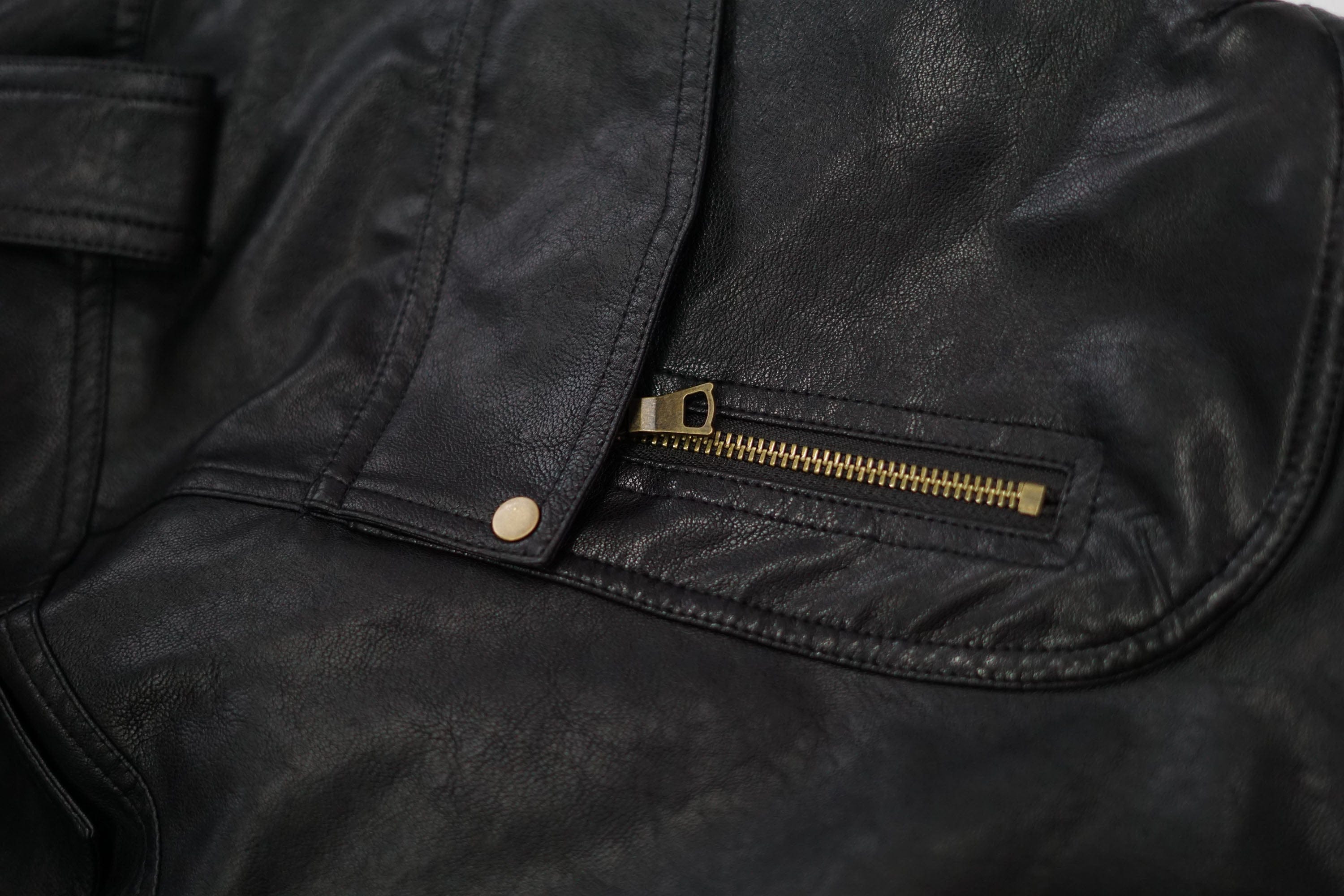 CESTNOUS Detachable Faux Fur-Lined Bomber Jacket