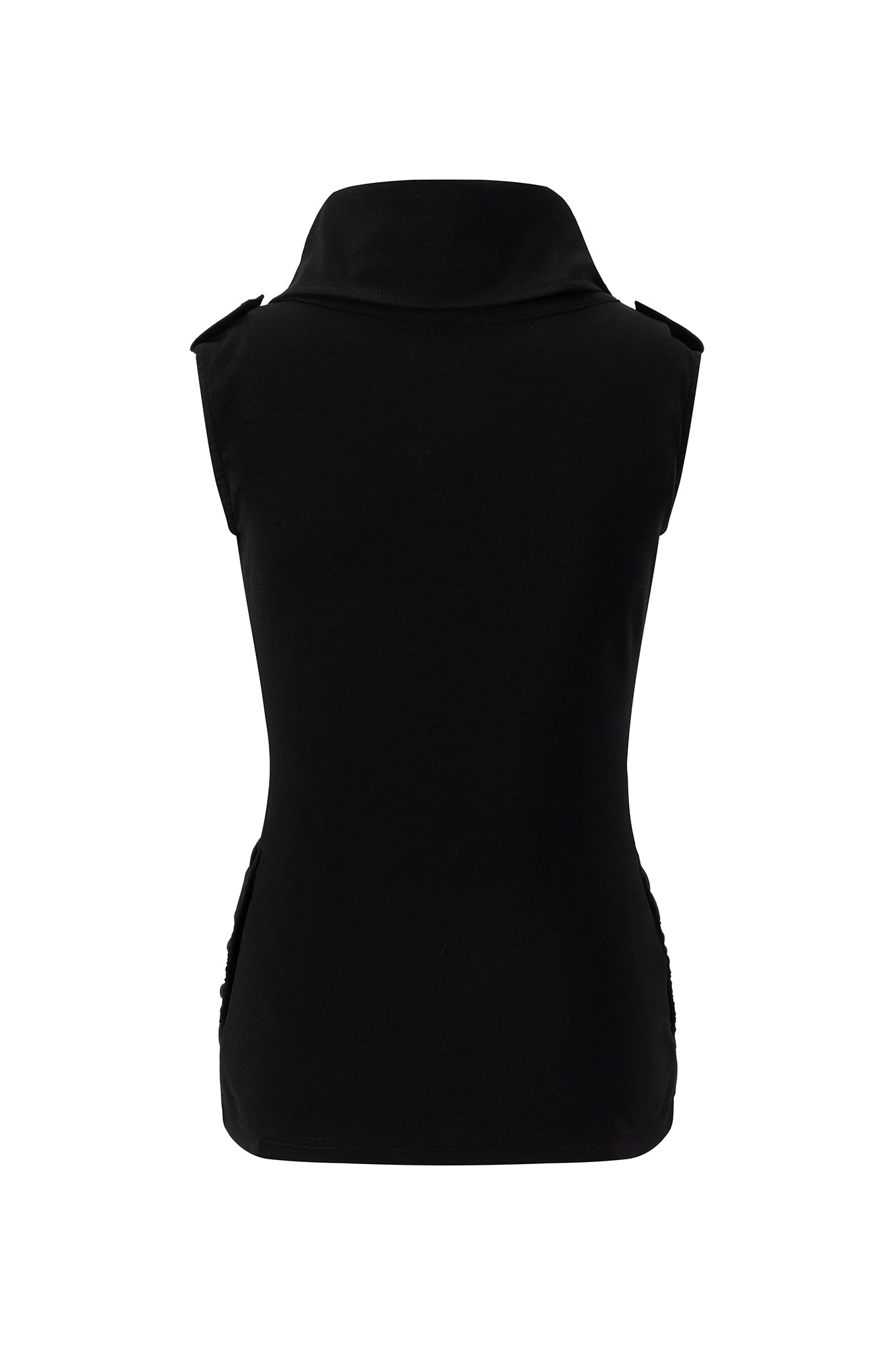 CESTNOUS Cross Graphic Zip-Up Vest