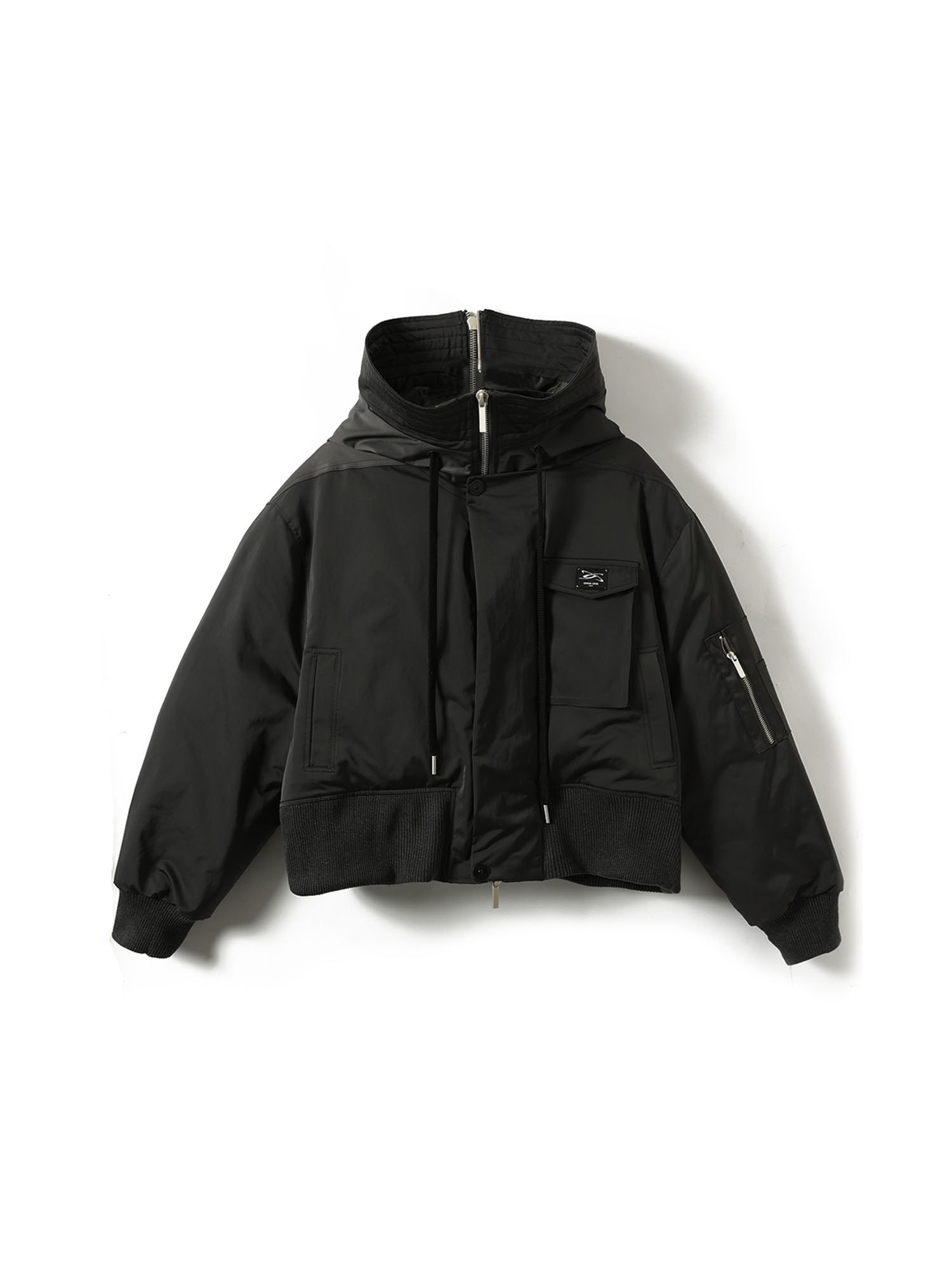 ERROR CODE ROBOT Classic Oversized Hooded Down Jacket