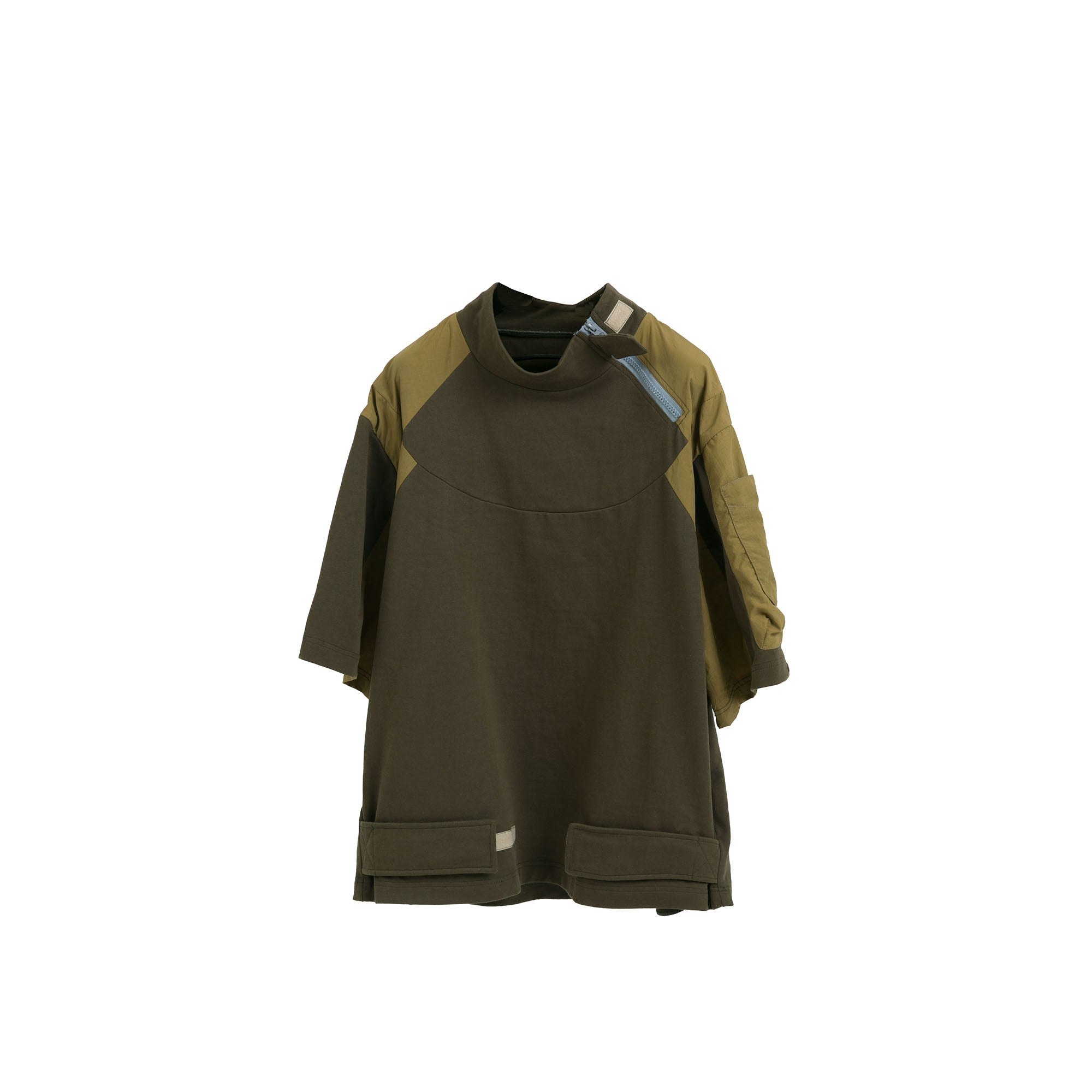 ERROR CODE ROBOT Detachable Sleeve Layered Utility Long-Sleeve Tee