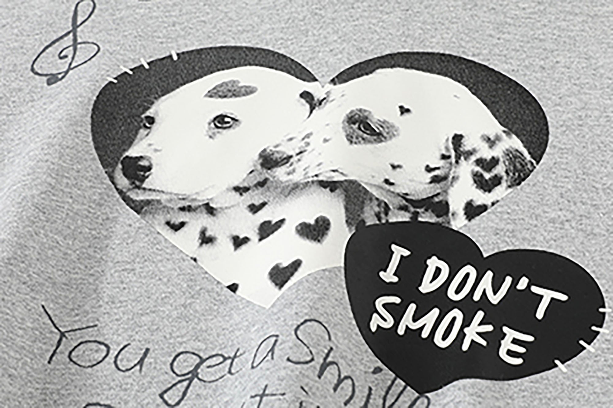 DONSMOKE Puppy Heart Doodle Hoodie